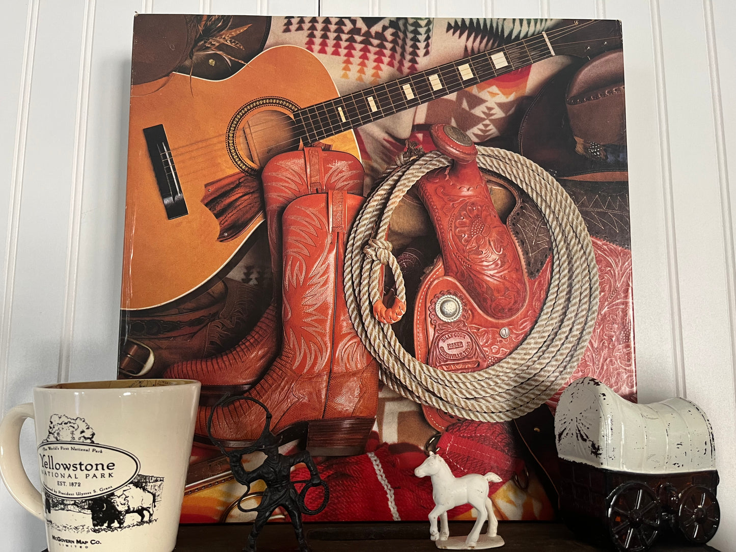 Vintage 1982 Western Cowboy Americans Jigsaw Puzzle - American Cowboy Heritage Tribute