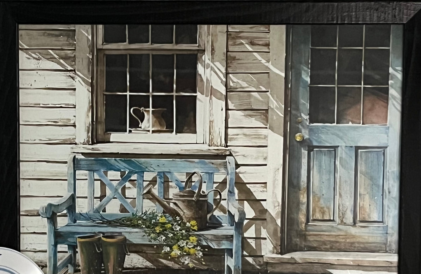 Rustic Charm Unleashed: Vintage "Cheerful Chores" Wall Art by John Rossinie