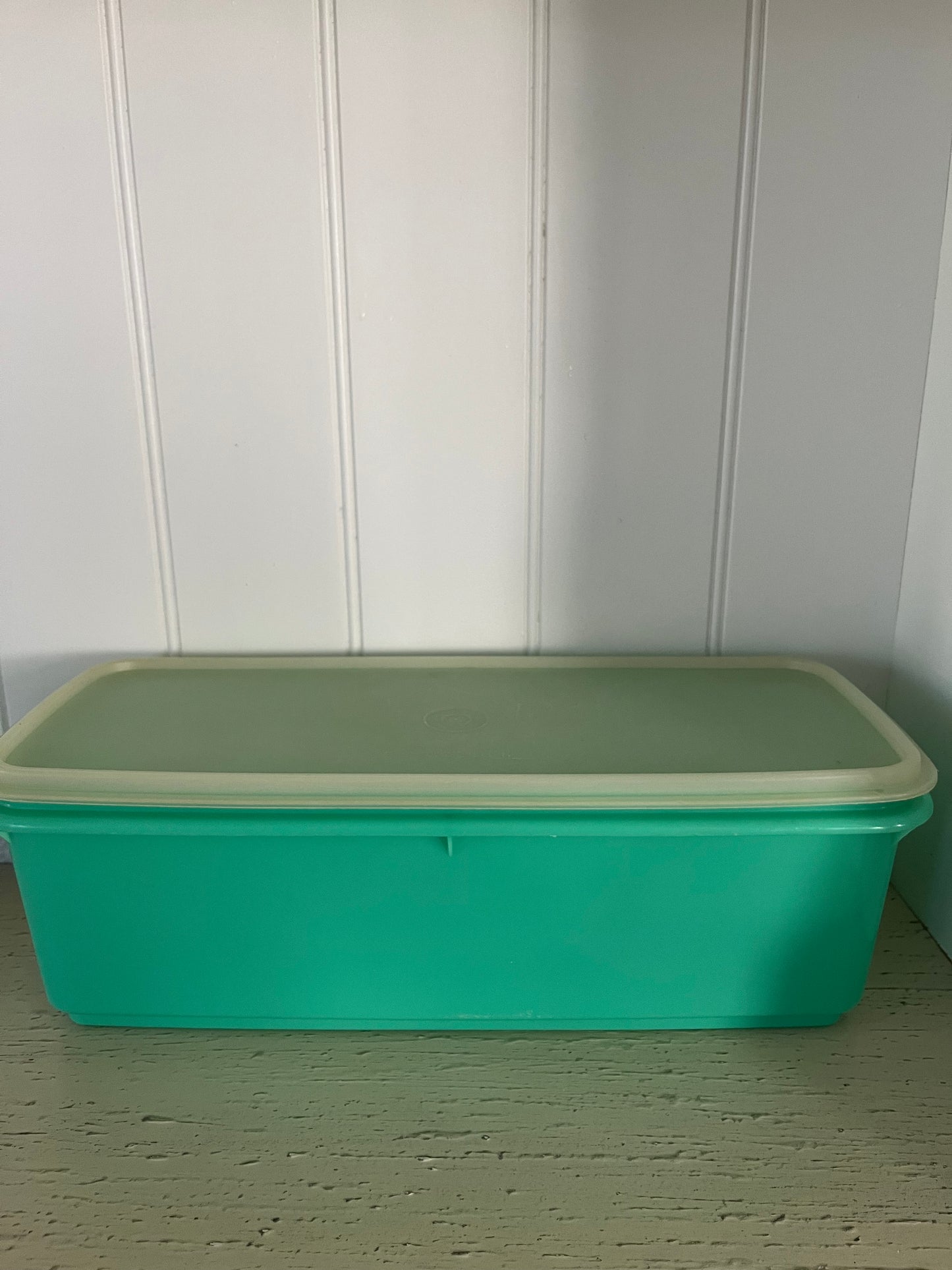 Vintage 1970s Tupperware Jadeite Green Vegetable - Celery Keeper Crisper with Lid , No Insert – #1365