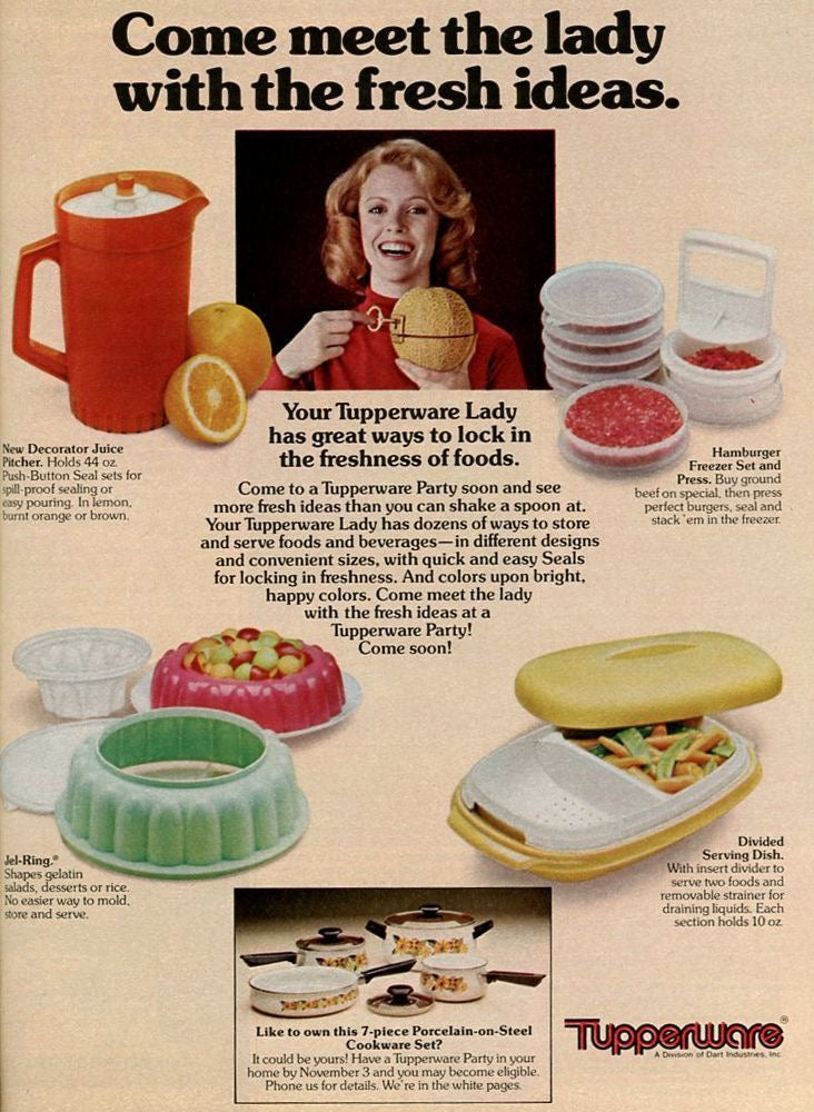 Vintage 1980s Tupperware Pastel Blue 3-Piece Jel-N-Serve Mold | Ice Ring & Jello Mold Set