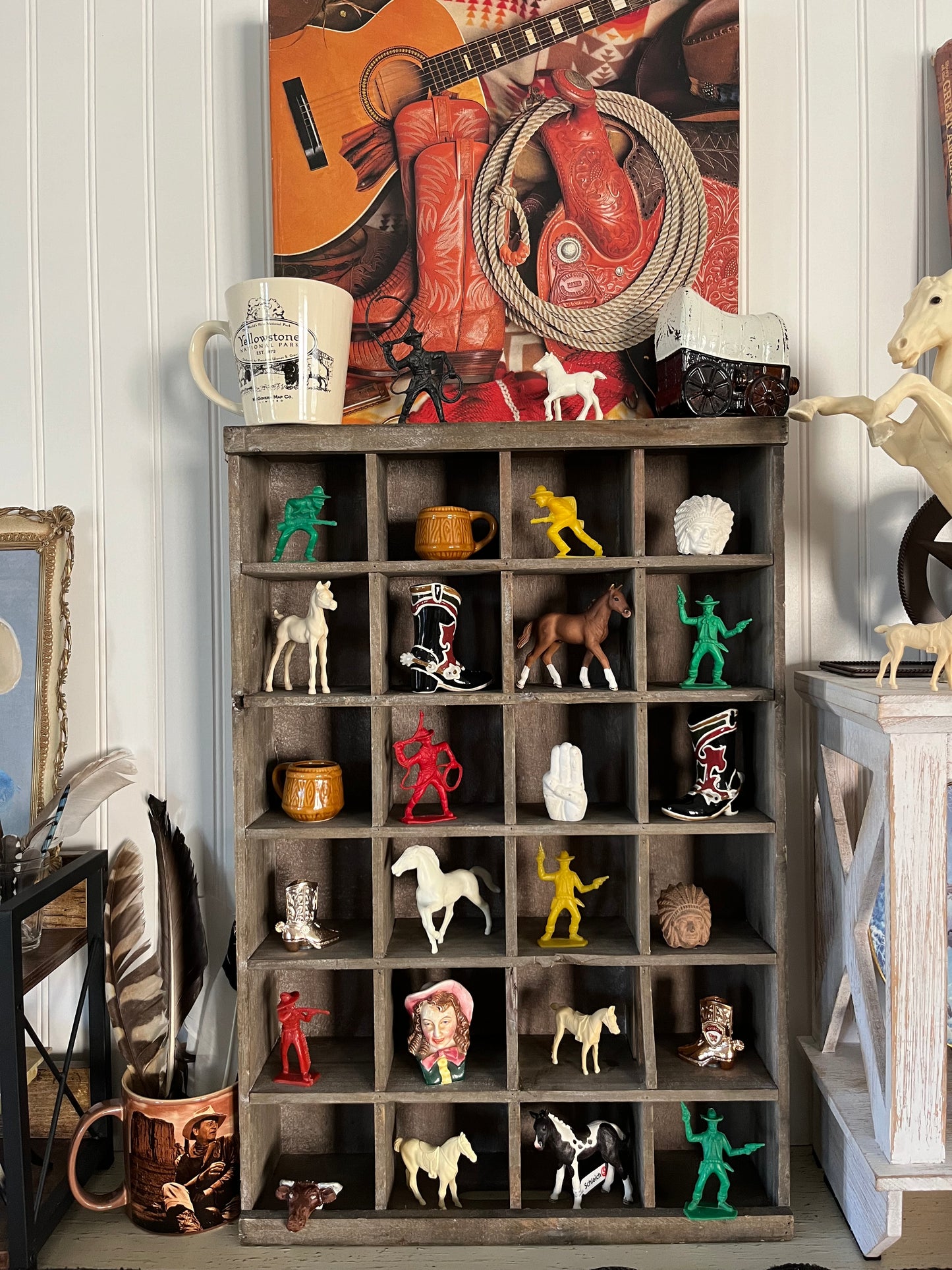 Vintage Lot of (10) Ten small Assorted Plastic Horses Retro Toy Collection