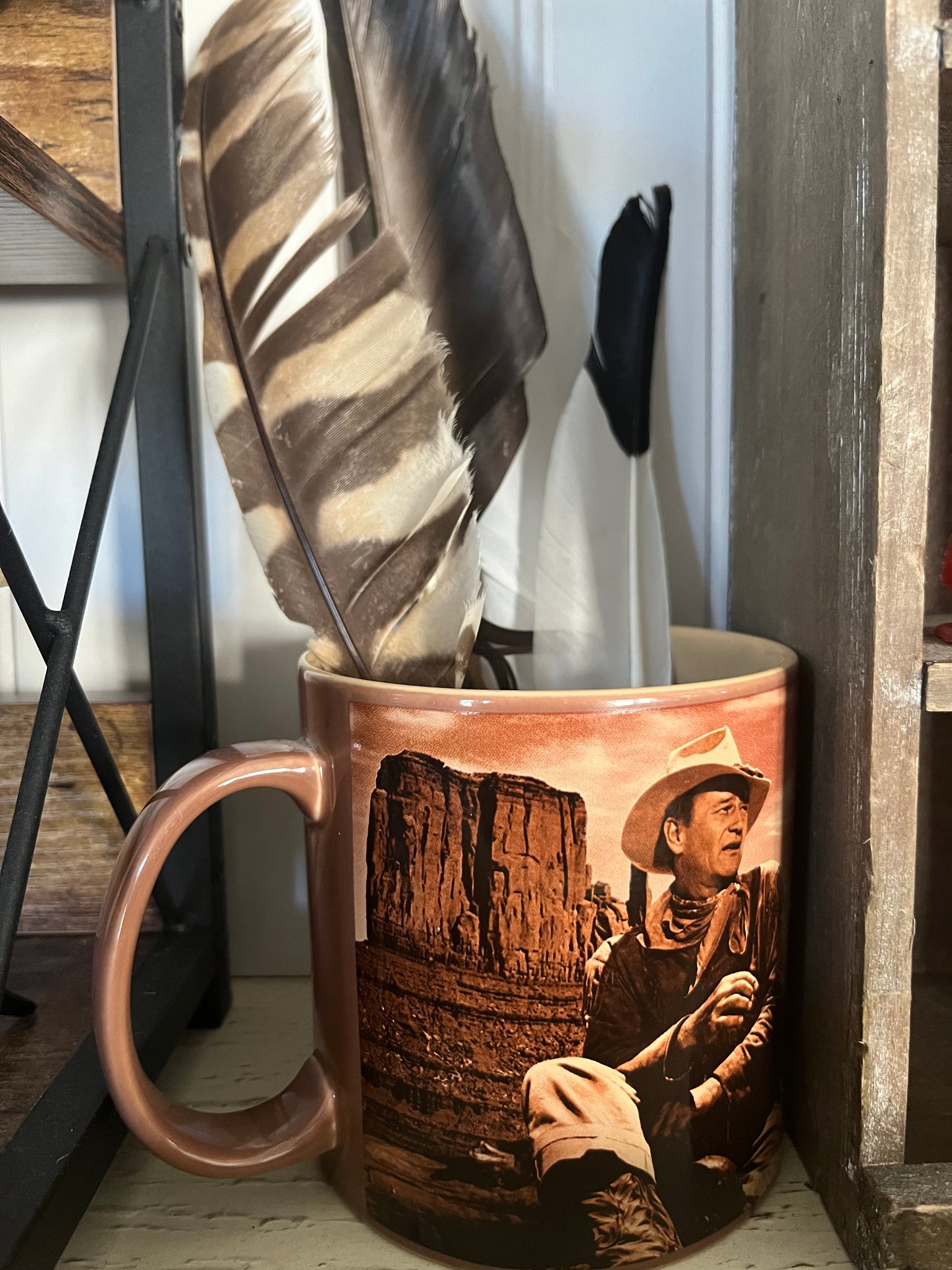 Vintage Cowboy Americans John Wayne ‘The Duke’ Mug by Vandor - 2005 Wayne Enterprises