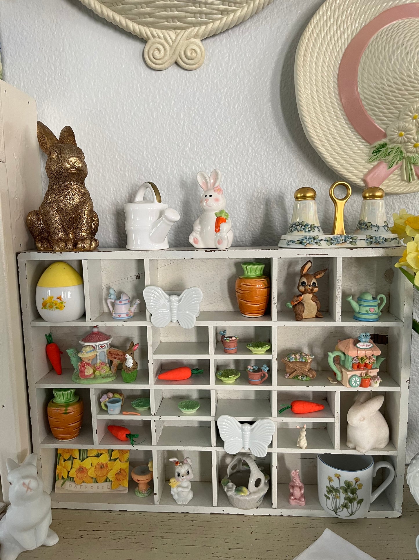 Flower Shop Resin Miniature Floral Tea Set - Precious Moments 482579 1998 Mini Teaset By Enesco