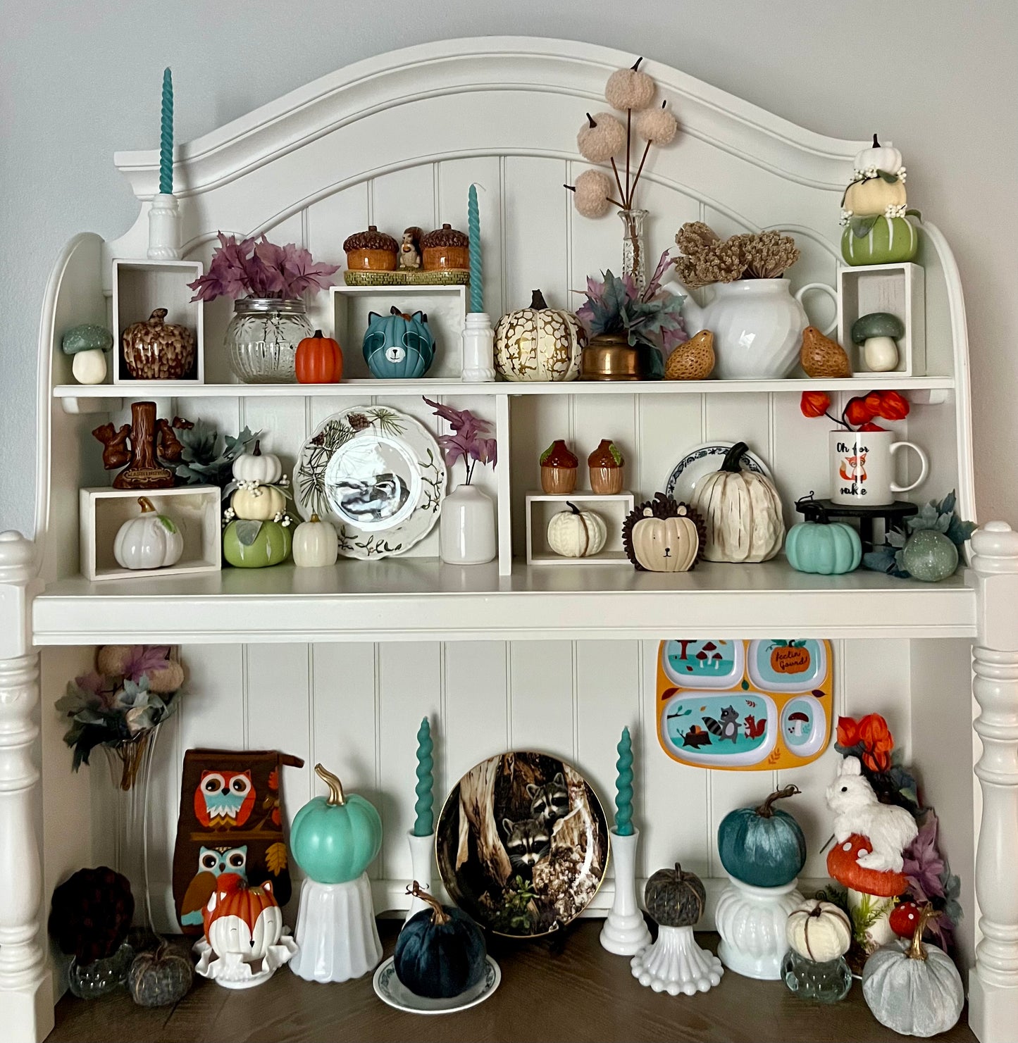 Vintage Anchor Hocking Berwick Milk Glass Sculptured Boopie Bubble Candle Holder - 4.5" Diameter - 3" High