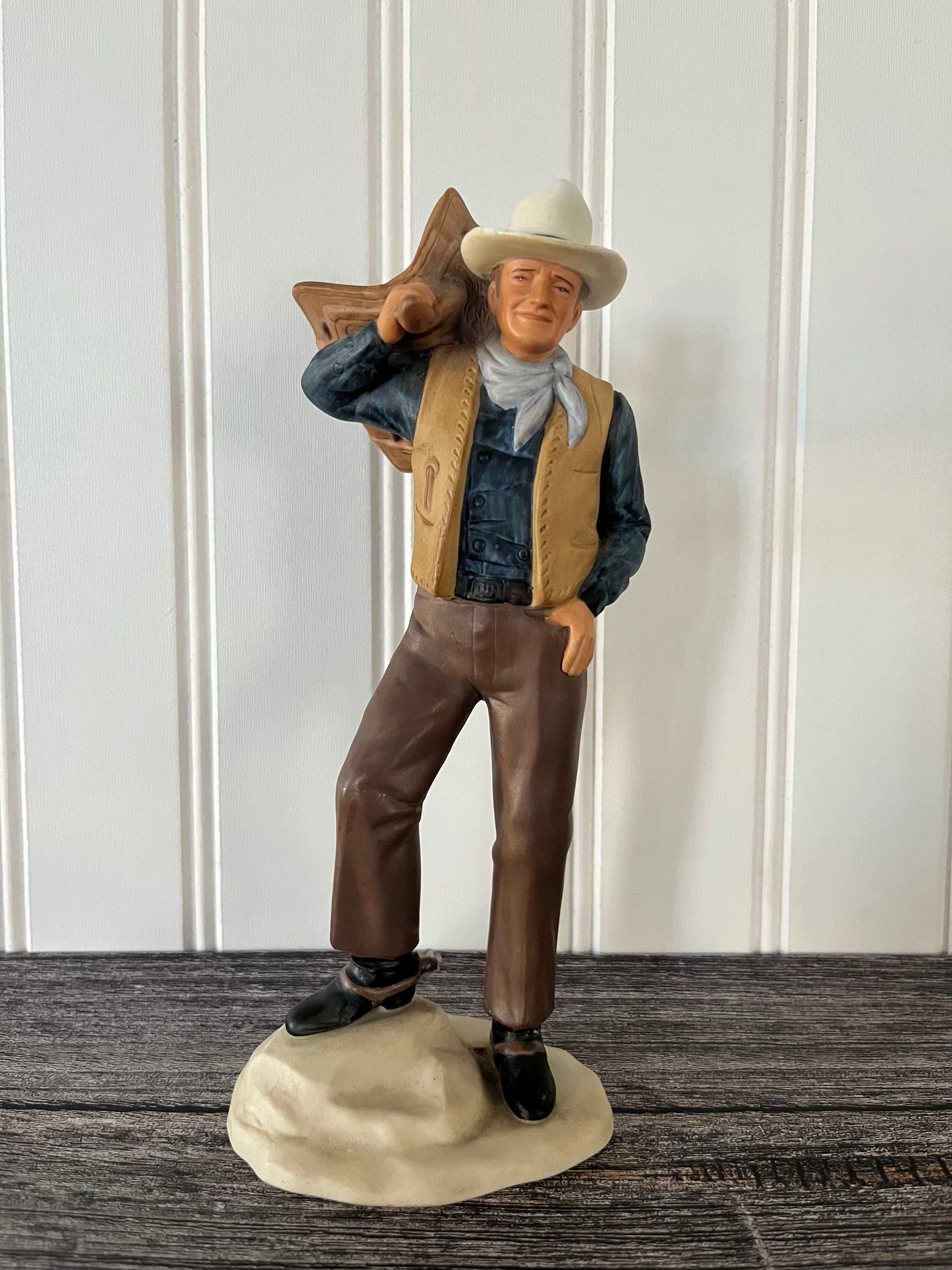 Vintage Hollywood John Wayne Figurine as Bob Seton in “Dark Command” (1985)