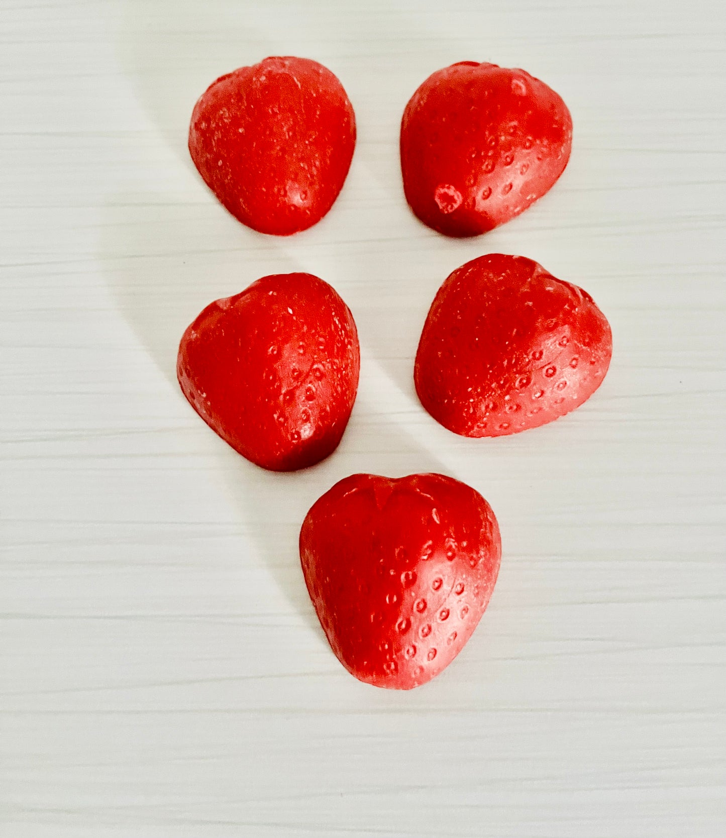 5 Strawberry Soaps from Avon 1974 Pick a Berry Strawberry Fragranced Soaps -