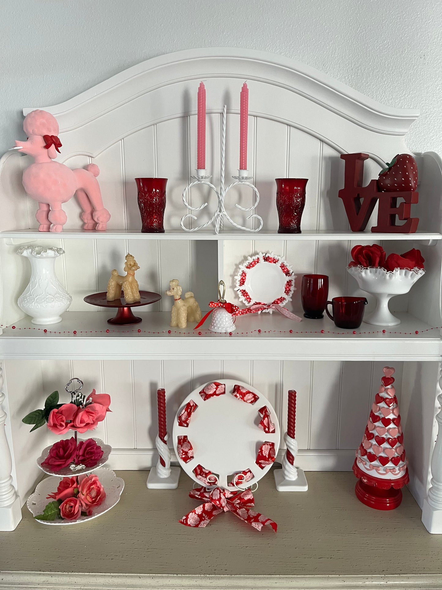 1960’s Vintage Wax Fancy Poodle Figurines – Set of 2