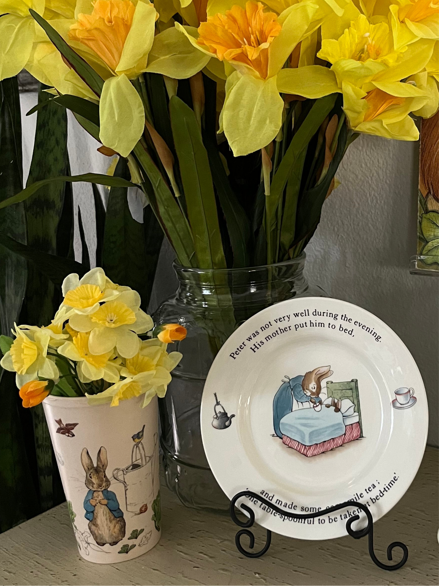 Eco-Friendly Beatrix Potter Peter Rabbit Garden Cup – 2010s Bamboo Travel Tumbler