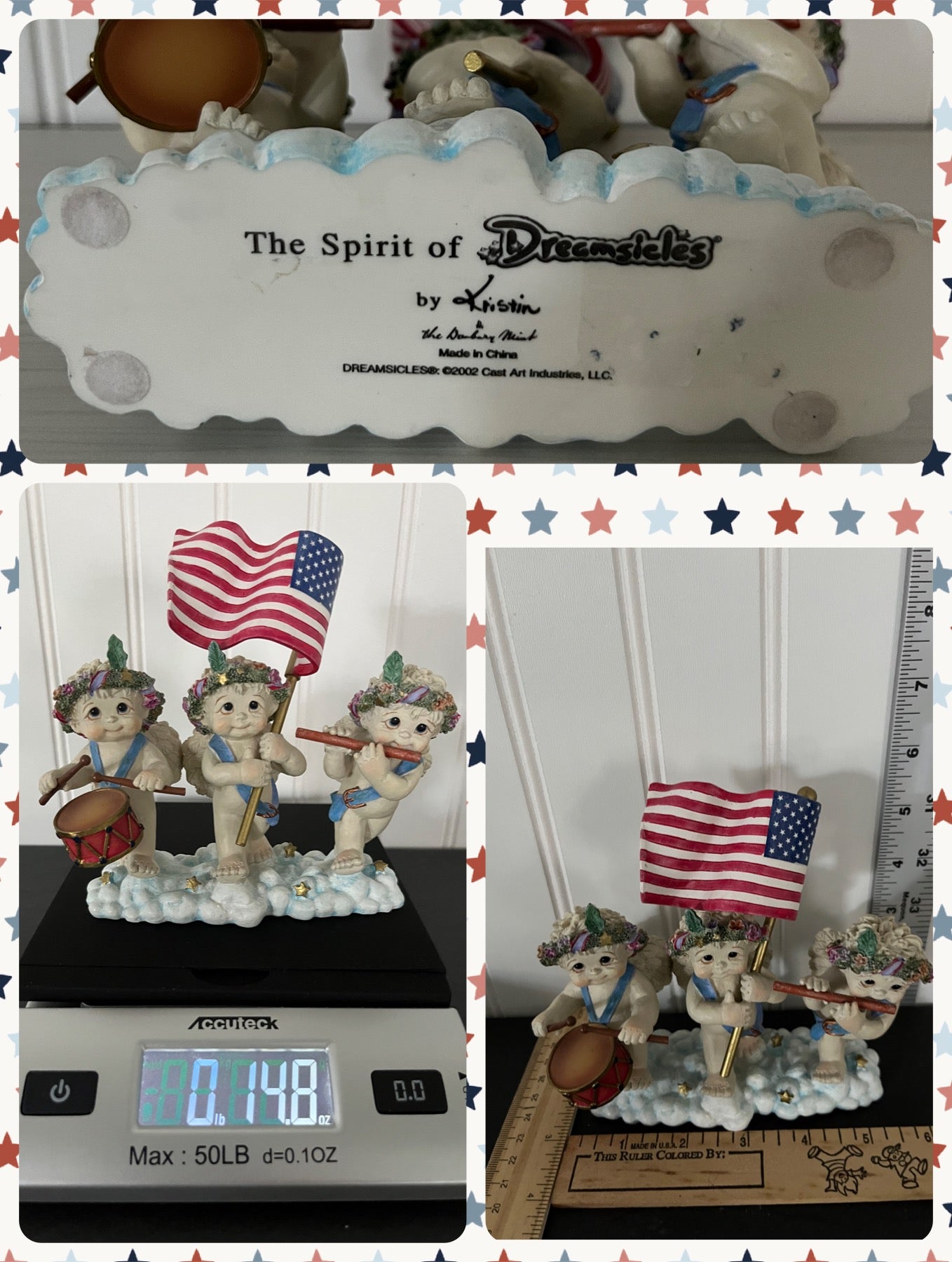 Vintage The Spirit of Dreamsicles Angel Statue - Danbury Mint 2002, by Kristin Haynes