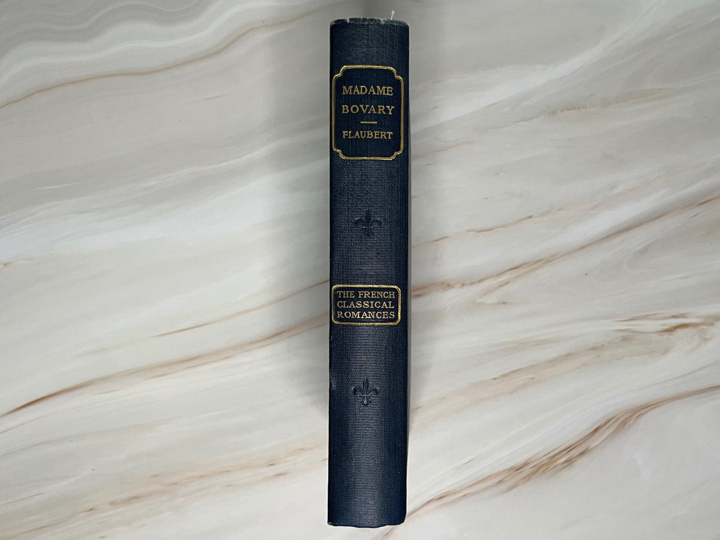 Rare 1902 Vintage Antique Edition of Madame Bovary by Flaubert - French Classical Romance Hardcover Book