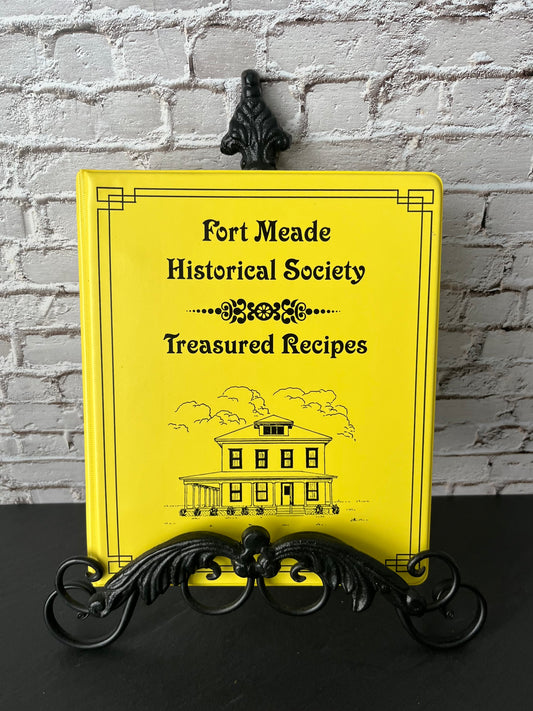 Vintage Fort Meade  Historical Society Treasured Recipes Cookbook Binder – Old Florida Community Cookbook Jumbo Jack’s