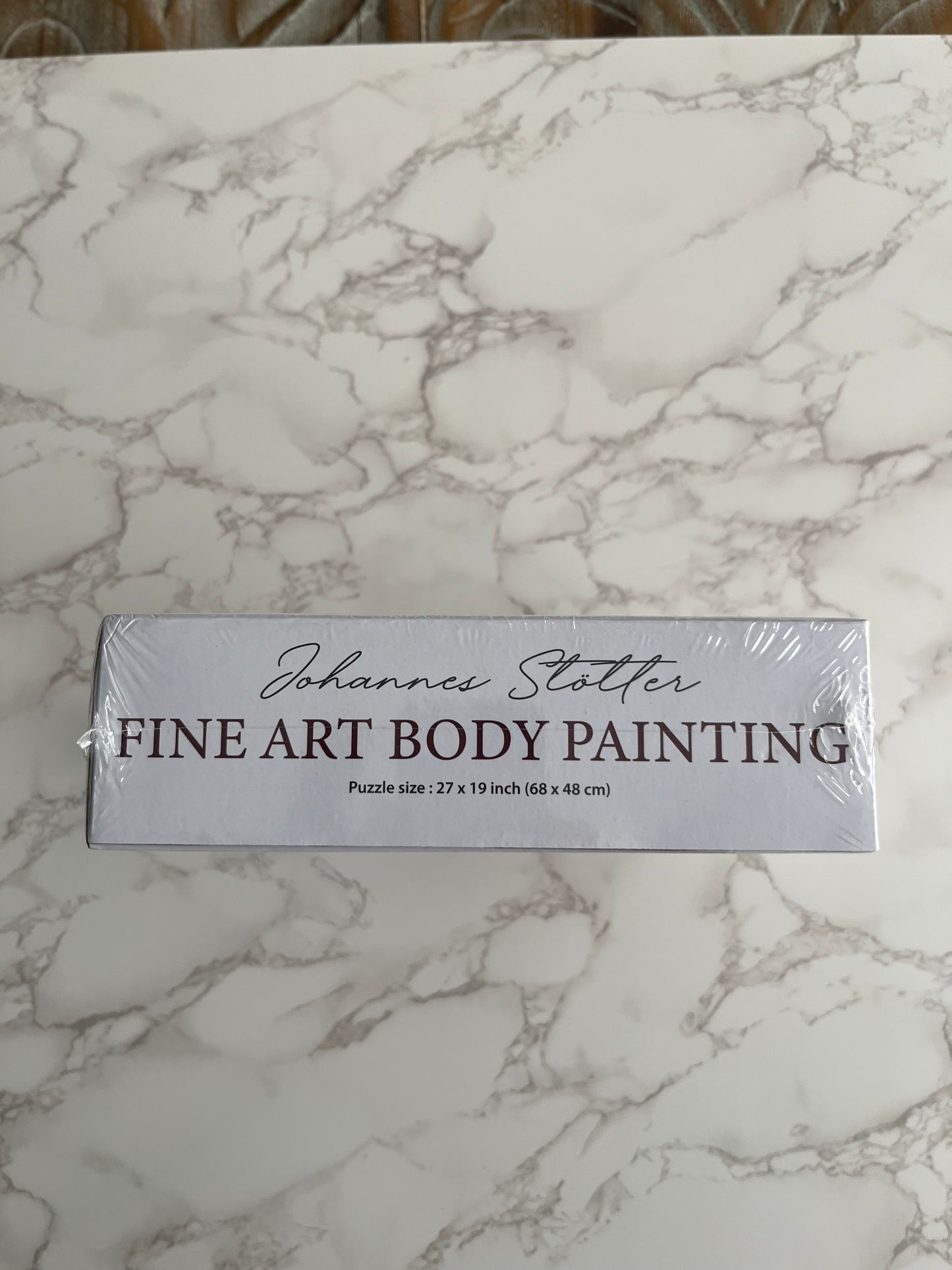 Fine Art Body Painting Wolf Puzzle — Johannes Stötter Illusion Art — Sealed 1000 Piece Puzzle — 2020s Contemporary