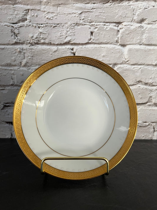 Noritake Metropolitan Gold Fine China 5.5” Berry Bowl – Elegant Gold Rim, Pattern 4337