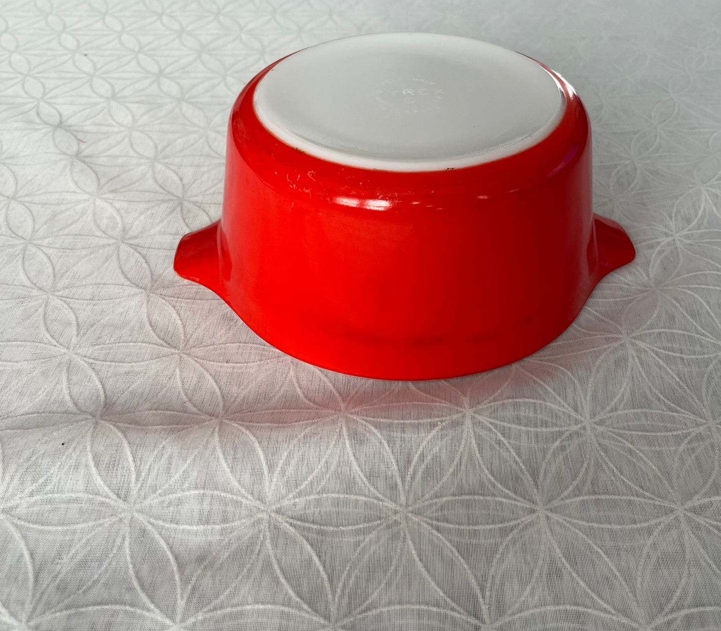 Vintage c 1970’s Pyrex Primary Red 474-B 1.5 Qt Cinderella Casserole Dish – No Lid
