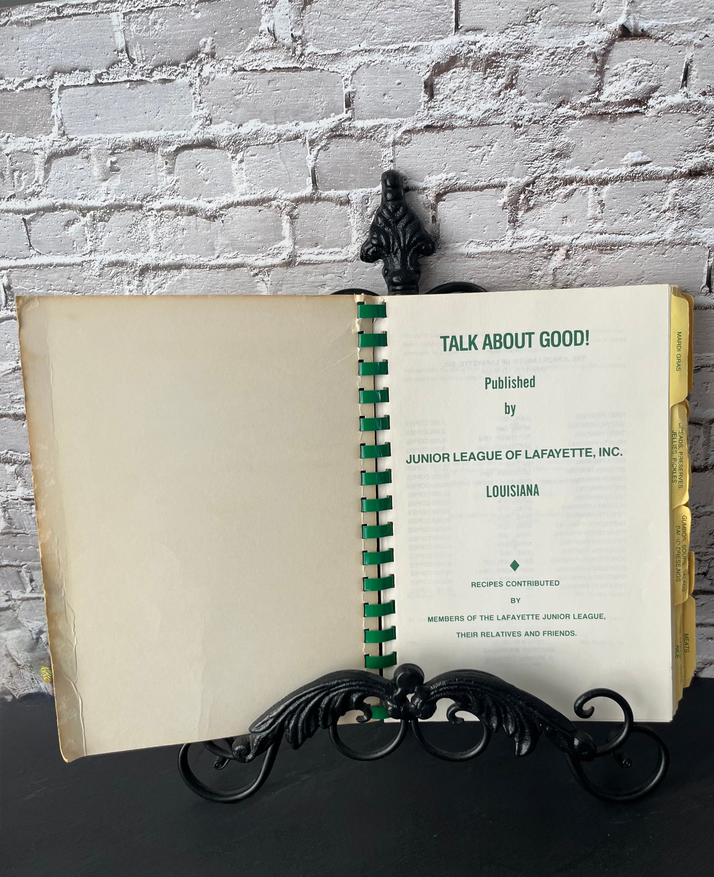 Vintage 1970s “Talk About Good!” Louisiana Cookbook – Junior League of Lafayette Spiral Bound Community Cookbook