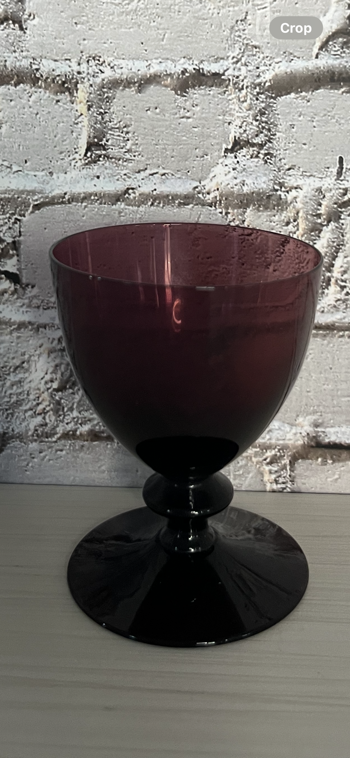 1960s Set of 6 Vintage Empoli-Style Amethyst Cordial Glasses – MCM Italian Wafer Stem,