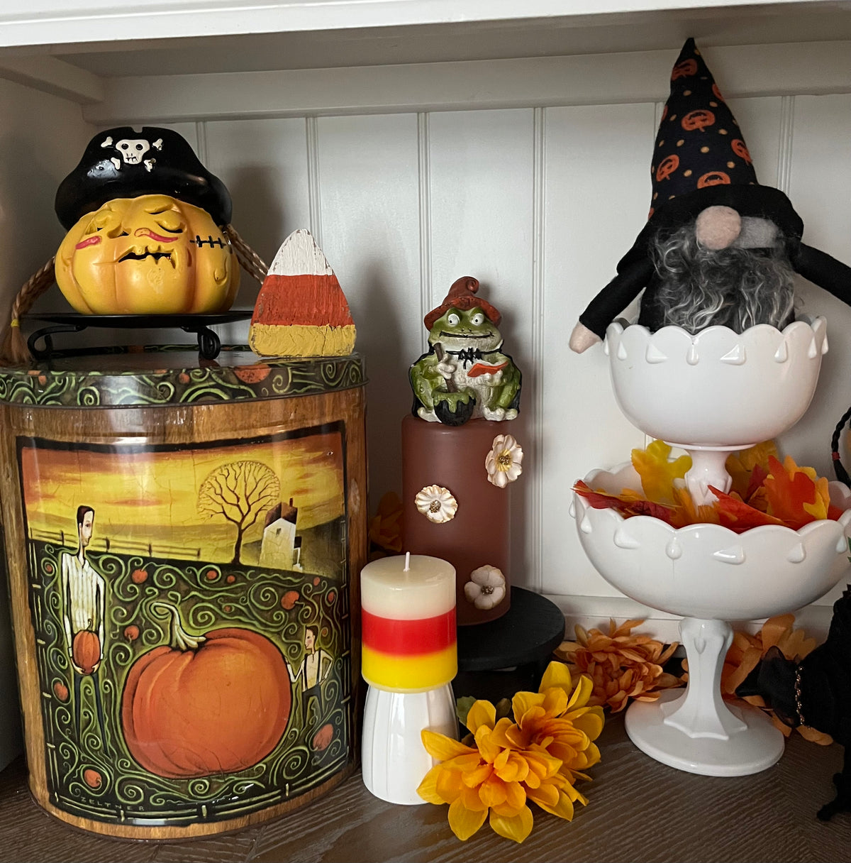 Vintage White Fluted Ceramic  Mini 3”x2 1/2”Ribbed Pottery Vase Vessel – 1960s Modernist Studio Style