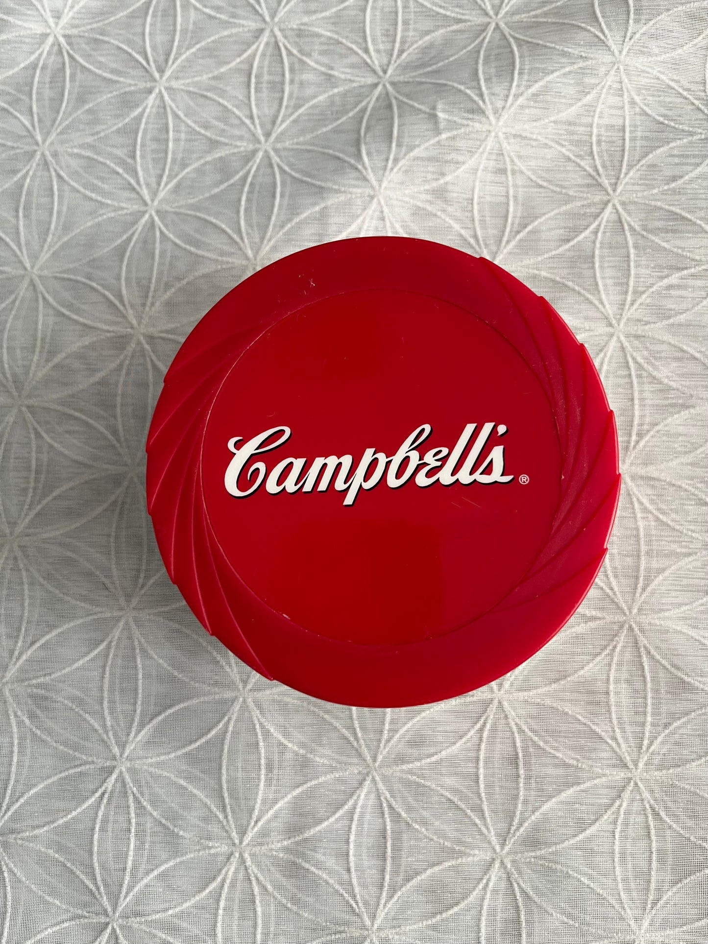 Vintage Style Campbell’s Kitchen Canister – Red Storage Container c.2000