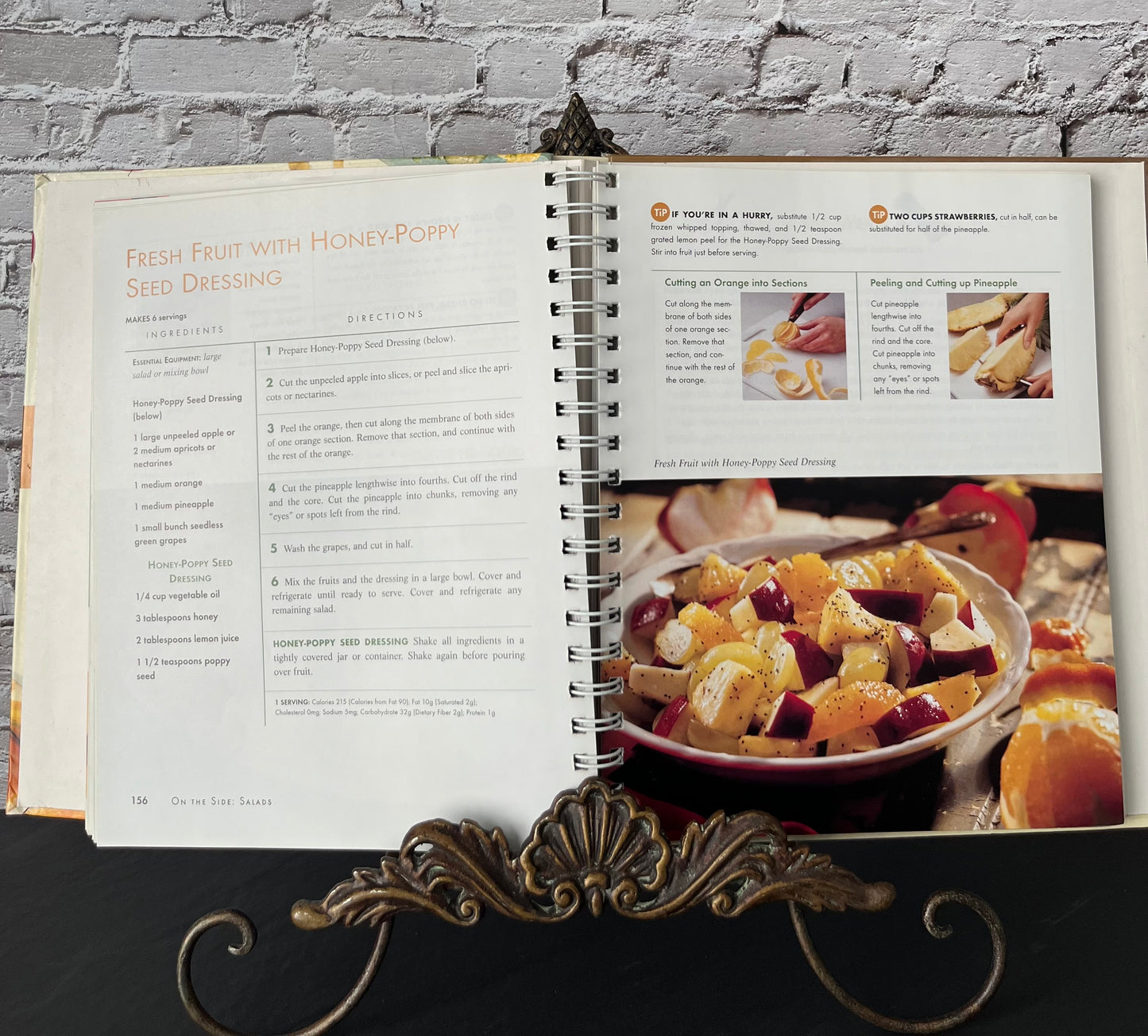 Vintage 1998 Betty Crocker Cooking Basics Hardcover Spiral Bound Cookbook