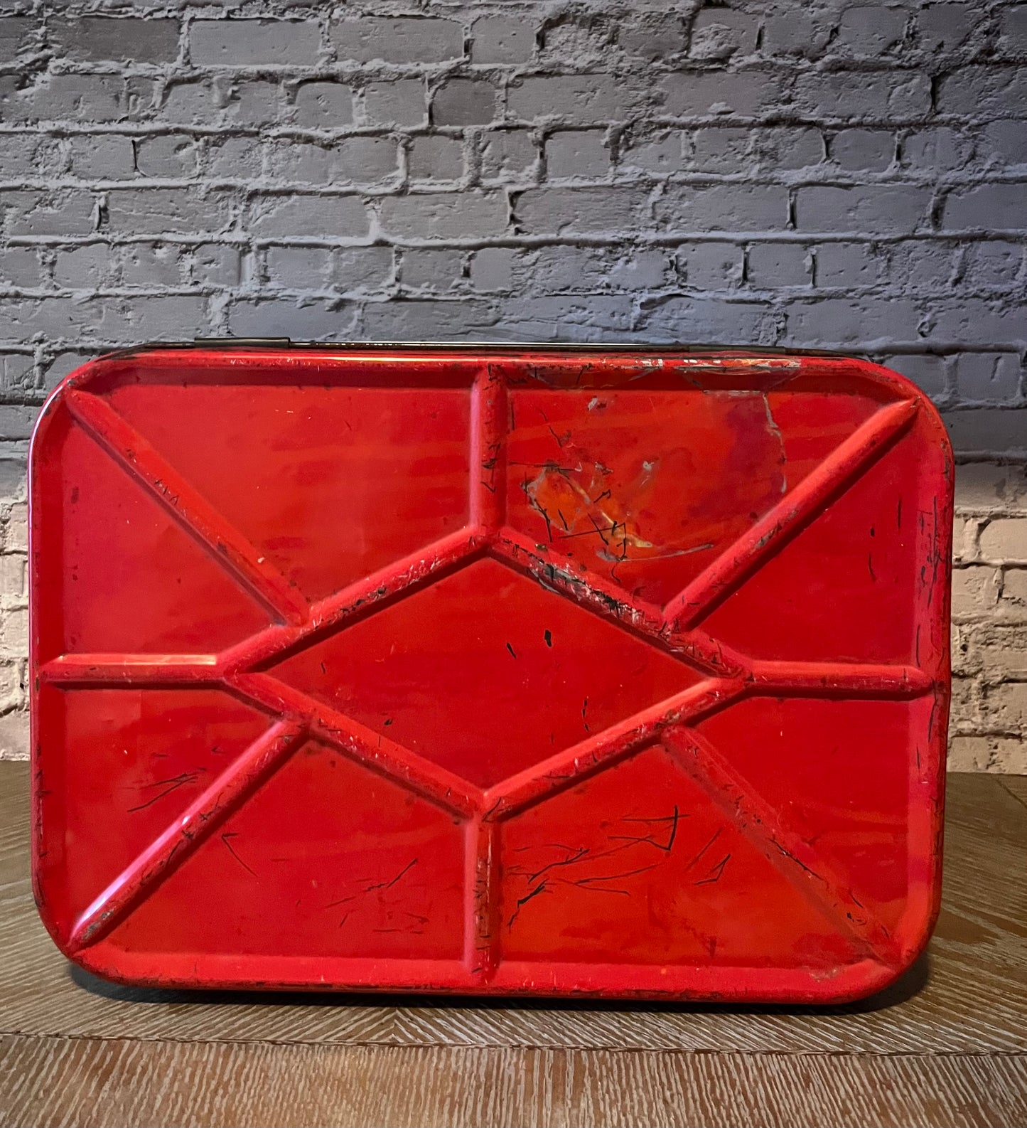 Vintage Nesco Floral Metal Bread Box, Circa 1970s