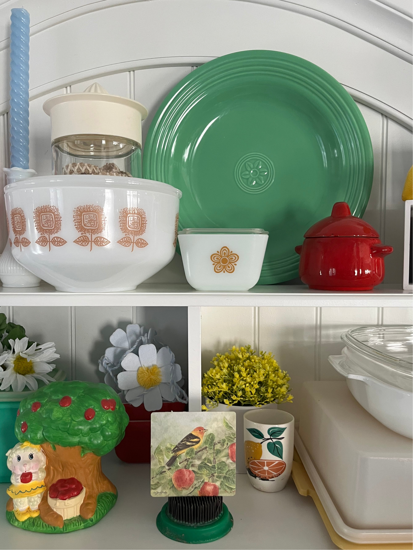 Vintage 1950s Barth & Dreyfuss “Californian” Ceramic Tumbler – Citrus Fruit Pattern