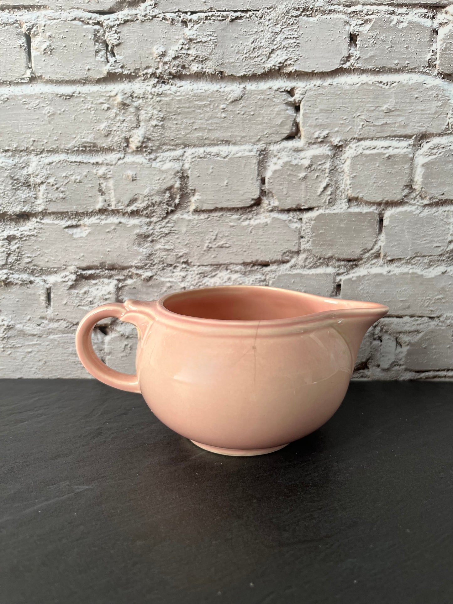 Vintage 1940s Art Deco Lu-Ray Pastels Pink Creamer – Taylor, Smith & Taylor Art Deco Blush Pitcher