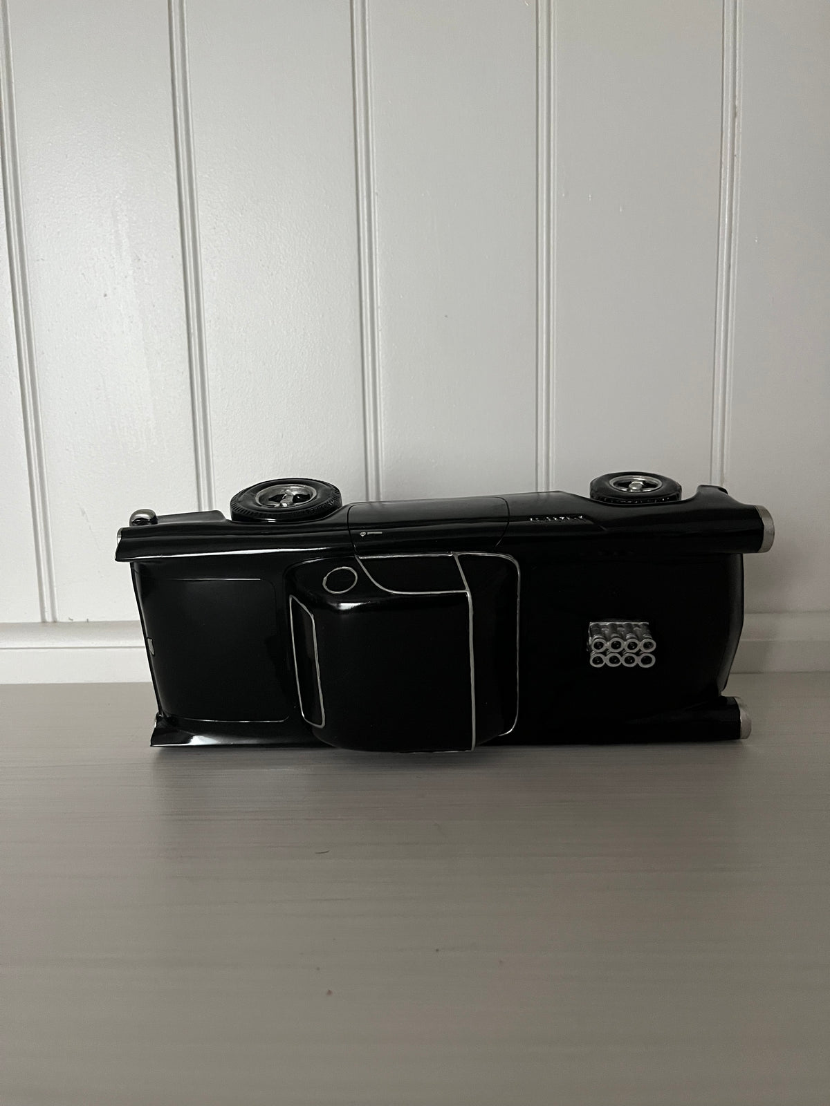 Retro Inspired C1990’s Black Display Hand Painted Gasser Model SST-106 1955 Ford Thunderbird