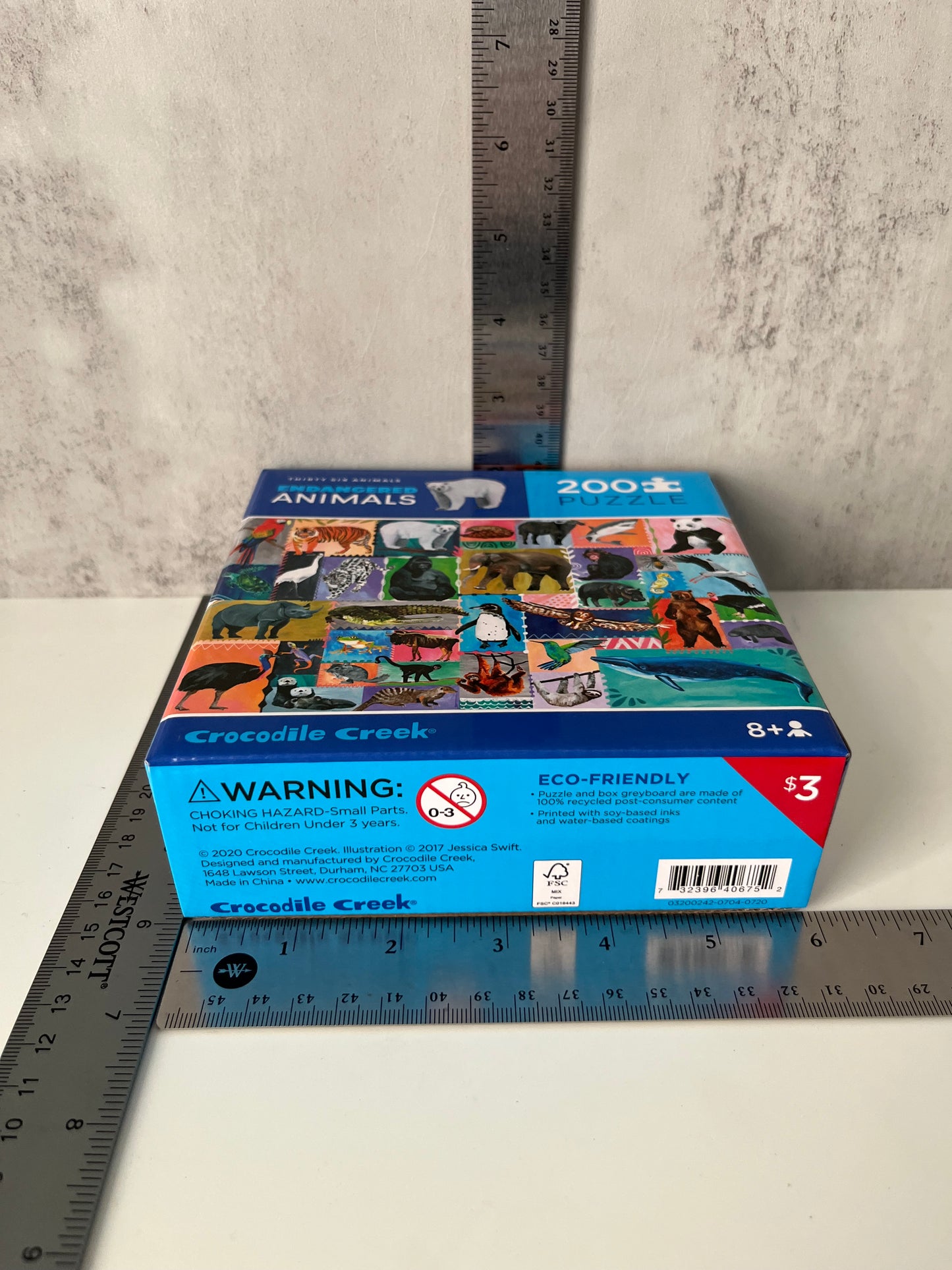 Endangered Animals 200 Piece Educational Jigsaw Puzzle — Contemporary 2020s Wildlife Learning Puzzle — Crocodile Creek

⸻