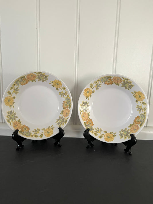 Set of 2 Vintage Noritake Sunny Side Fruit Bowls | 1970s Floral Dessert Bowls | Cottagecore Kitchen Dishware | Pattern #9003