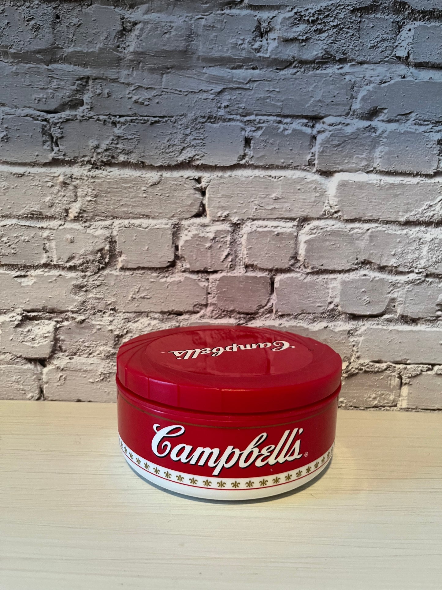 Vintage Style Campbell’s Kitchen Canister – Red Storage Container c.2000