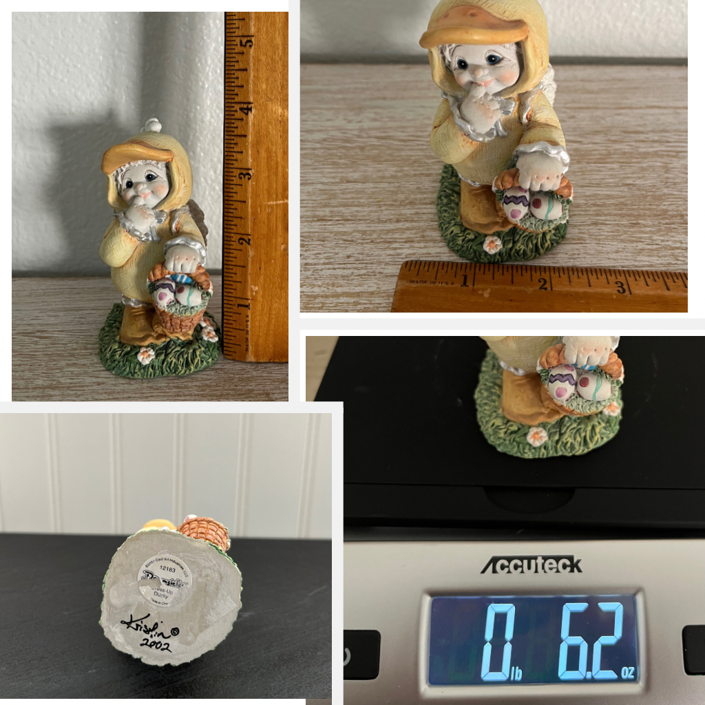 Dreamsicles 2002 Dress Up Ducky Figurine - Easter Edition