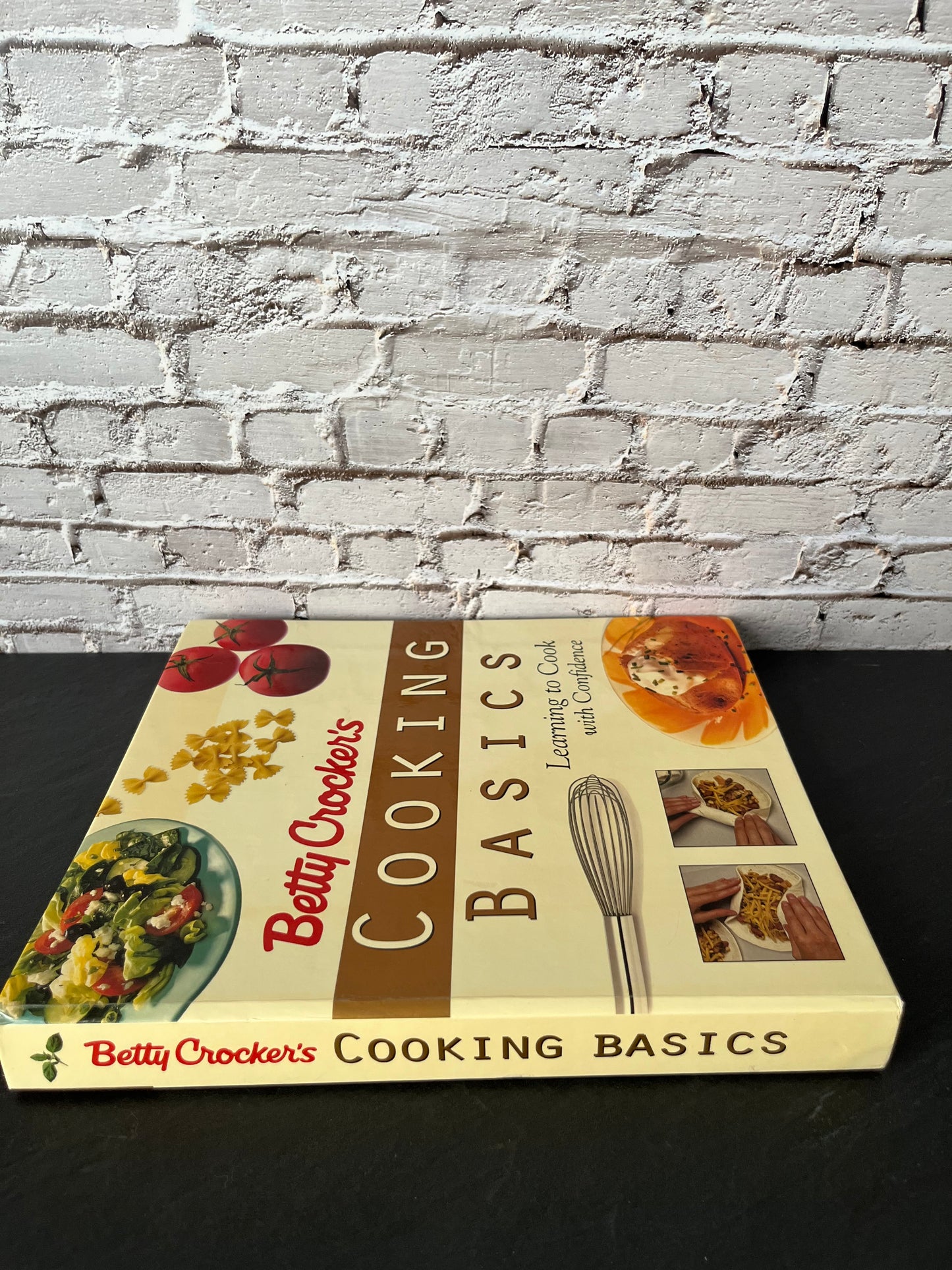 Vintage 1998 Betty Crocker Cooking Basics Hardcover Spiral Bound Cookbook