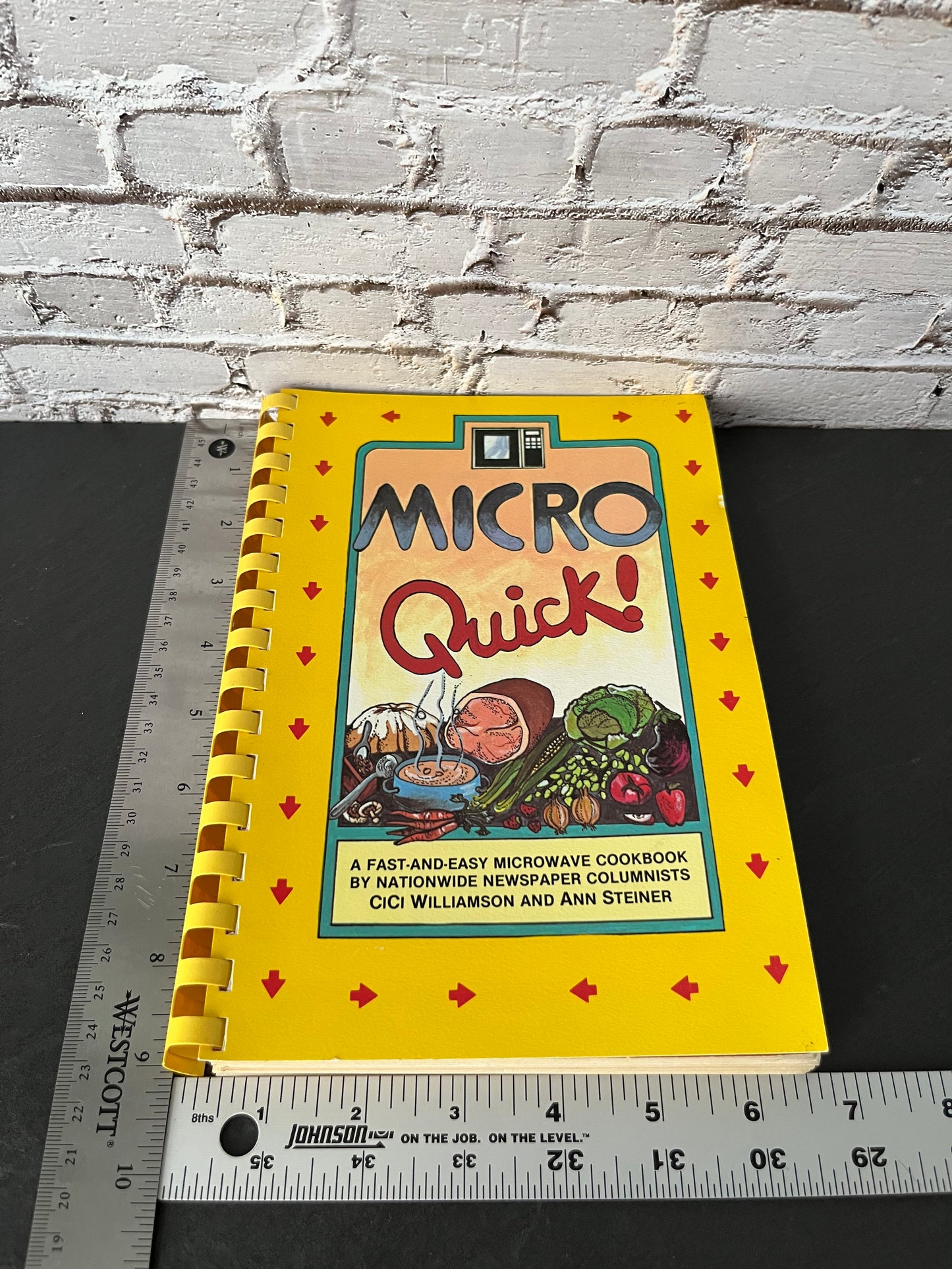 Vintage 1984 Micro Quick! Microwave  Spiral Bound Cookbook by CiCi Williamson & Ann Steiner