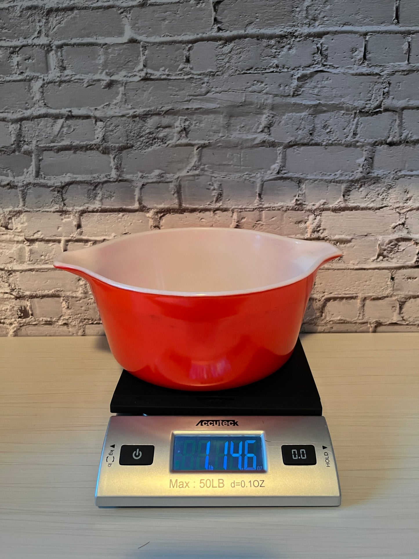 Vintage c 1970’s Pyrex Primary Red 474-B 1.5 Qt Cinderella Casserole Dish – No Lid