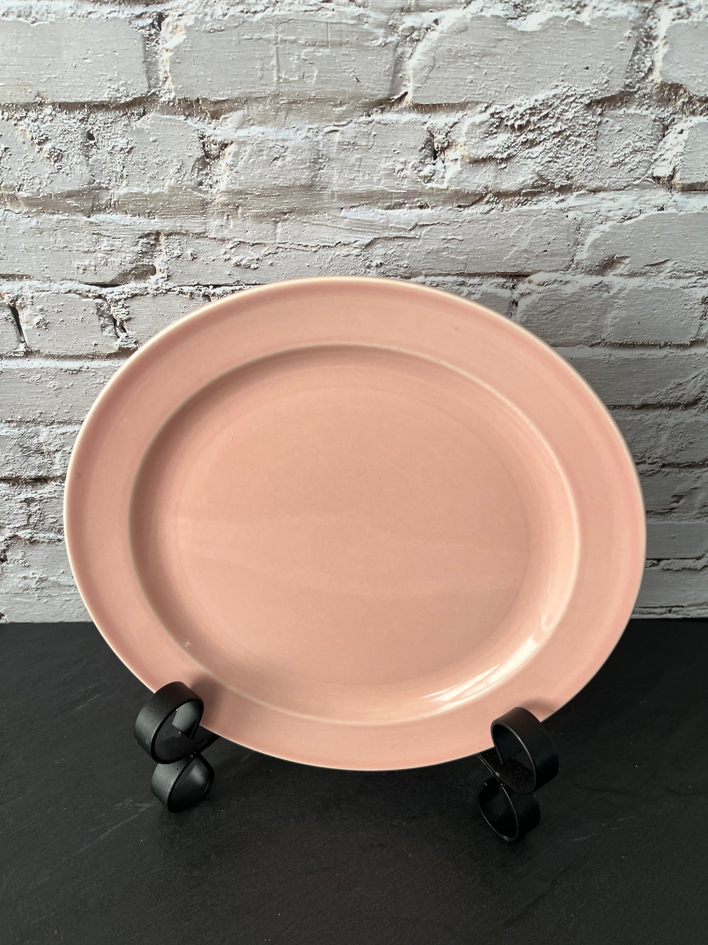 Vintage 1940s TS&T Lu-Ray Pastels Pink Salad Plate – 8” – Taylor Smith & Taylor – USA