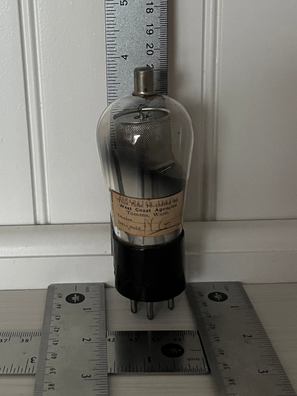 Vintage 1920s Hyvac Screen-Grid Vacuum Tube | Probable Type 224 | 5-Pin