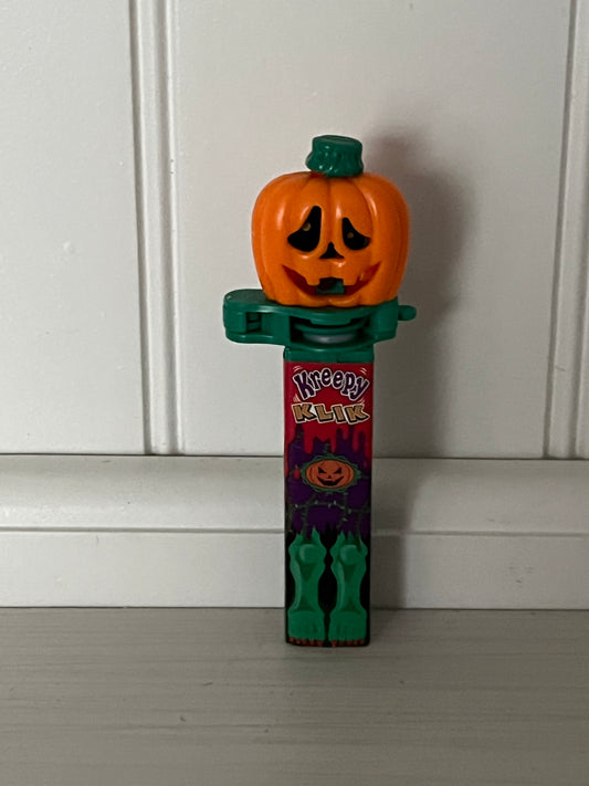 Vintage Kreepy KLIK Halloween Candy Dispenser | Pumpkin | Small Trinket,  Early 2000s Novelty Décor