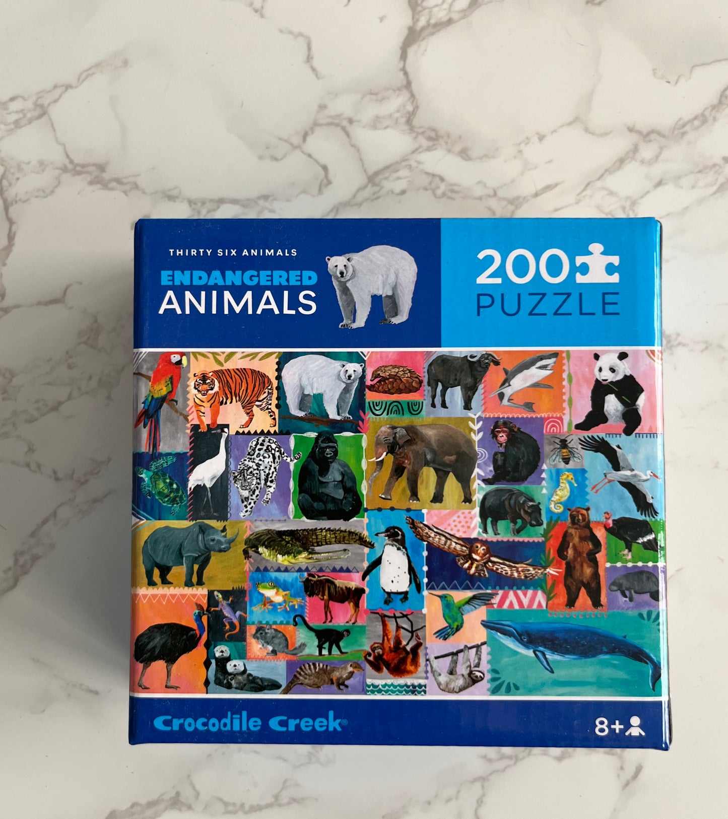 Endangered Animals 200 Piece Educational Jigsaw Puzzle — Contemporary 2020s Wildlife Learning Puzzle — Crocodile Creek

⸻