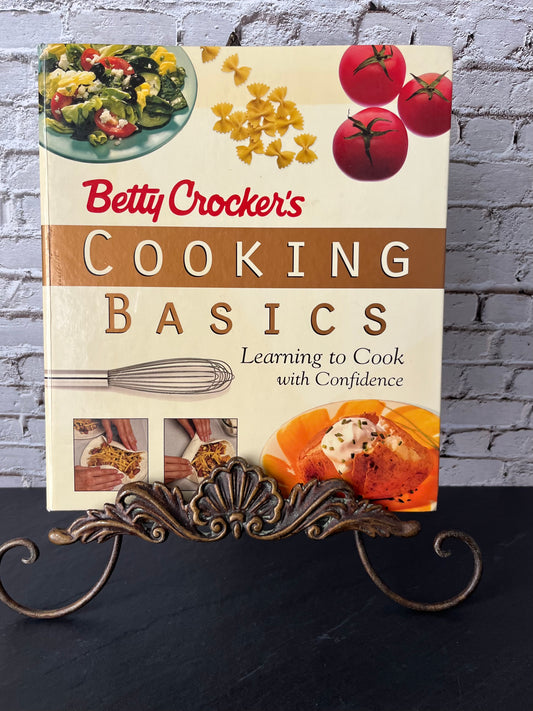 Vintage 1998 Betty Crocker Cooking Basics Hardcover Spiral Bound Cookbook