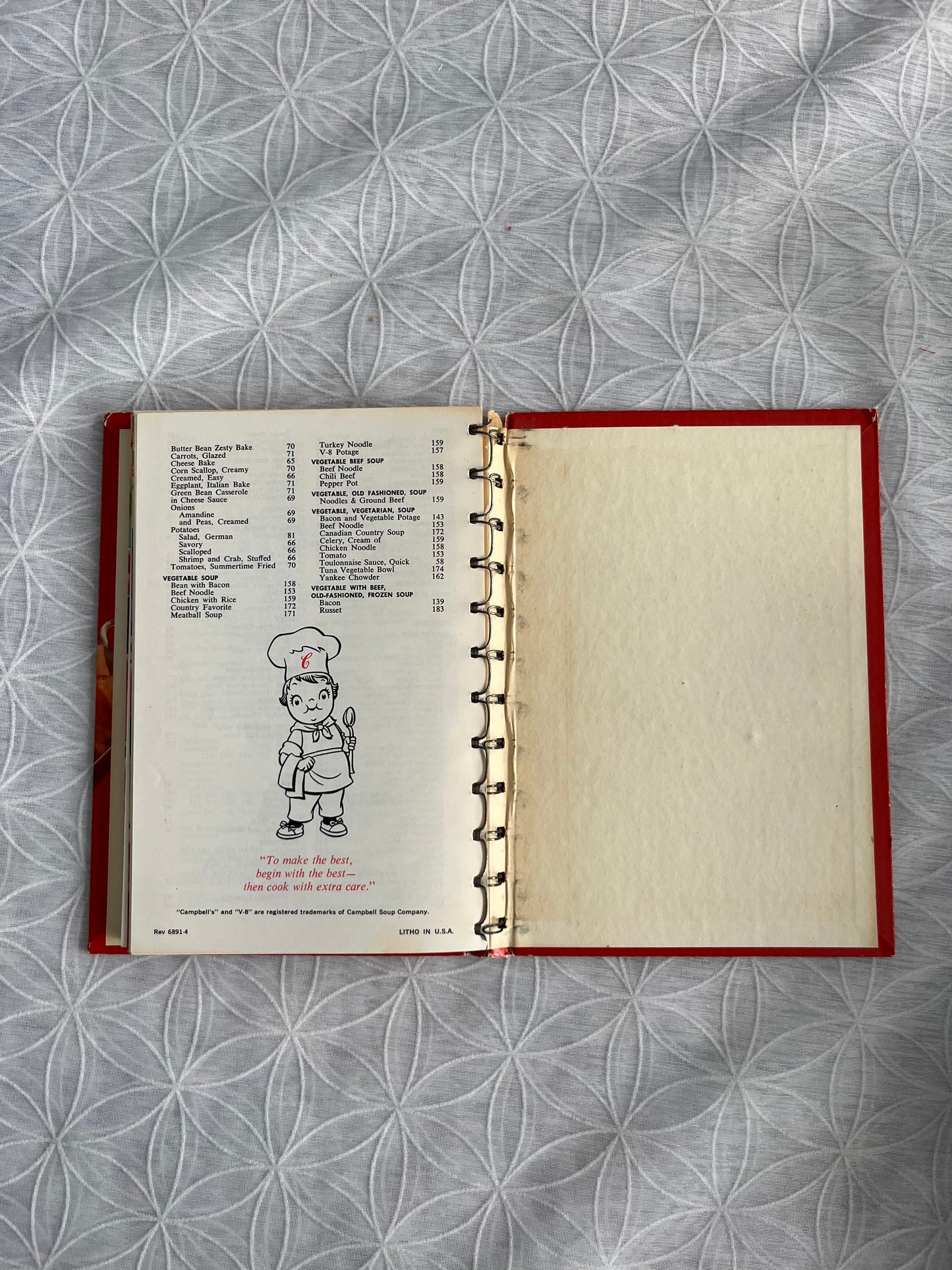 Vintage 1970s Campbell’s “Cooking With Soup” Cookbook | Retro Mid-Century Kitchen Recipe Book