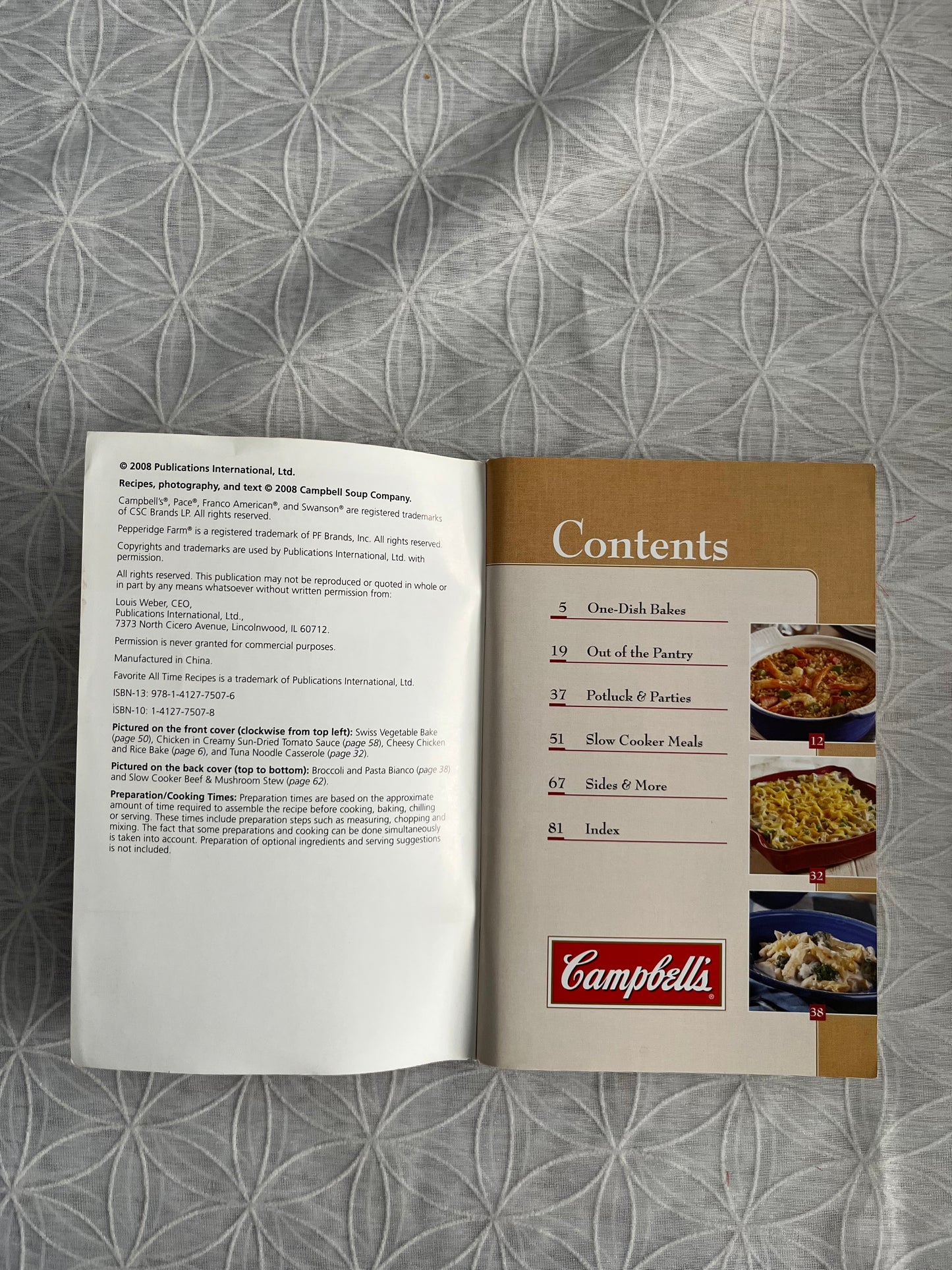 Retro Campbell’s Cookbook Lot | 1990s–2000s Recipe Book Collection | Casserole & One-Dish Kitchen Set