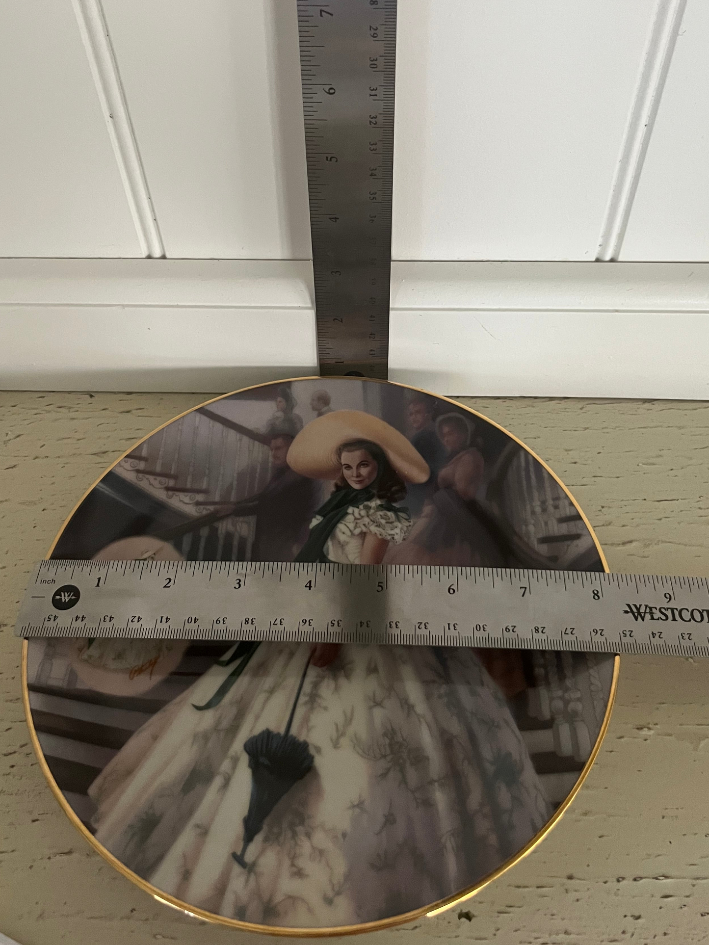 1993 Bradford Exchange “The Green Sprigged Dress” Scarlett O’Hara Collector Plate – Gone With the Wind