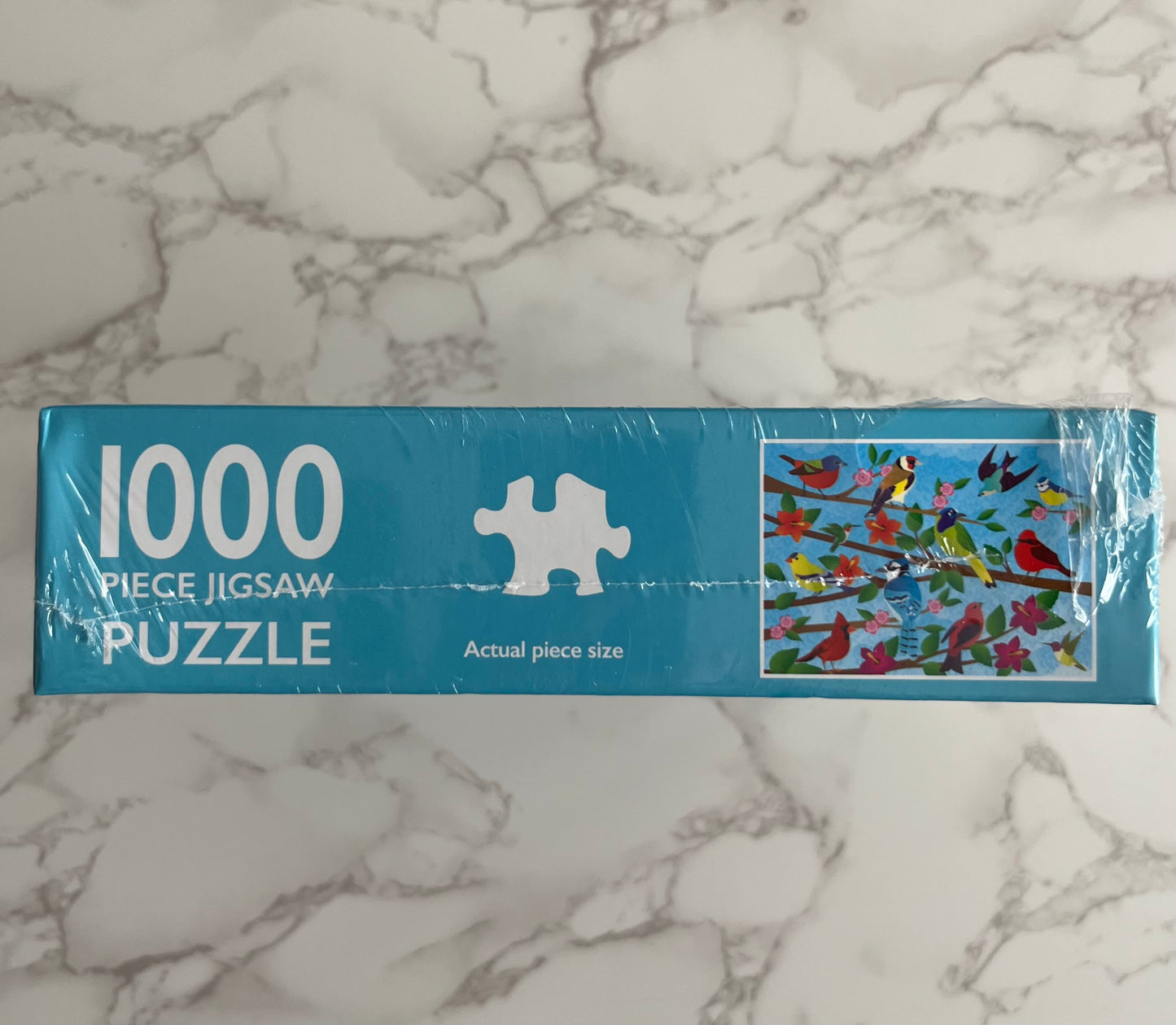 2020s Feathered Friends Bird & Floral 1000 Piece Jigsaw Puzzle — Factory Sealed — Retro-Inspired Nature Illustration — 2021 Contemporary Collectible