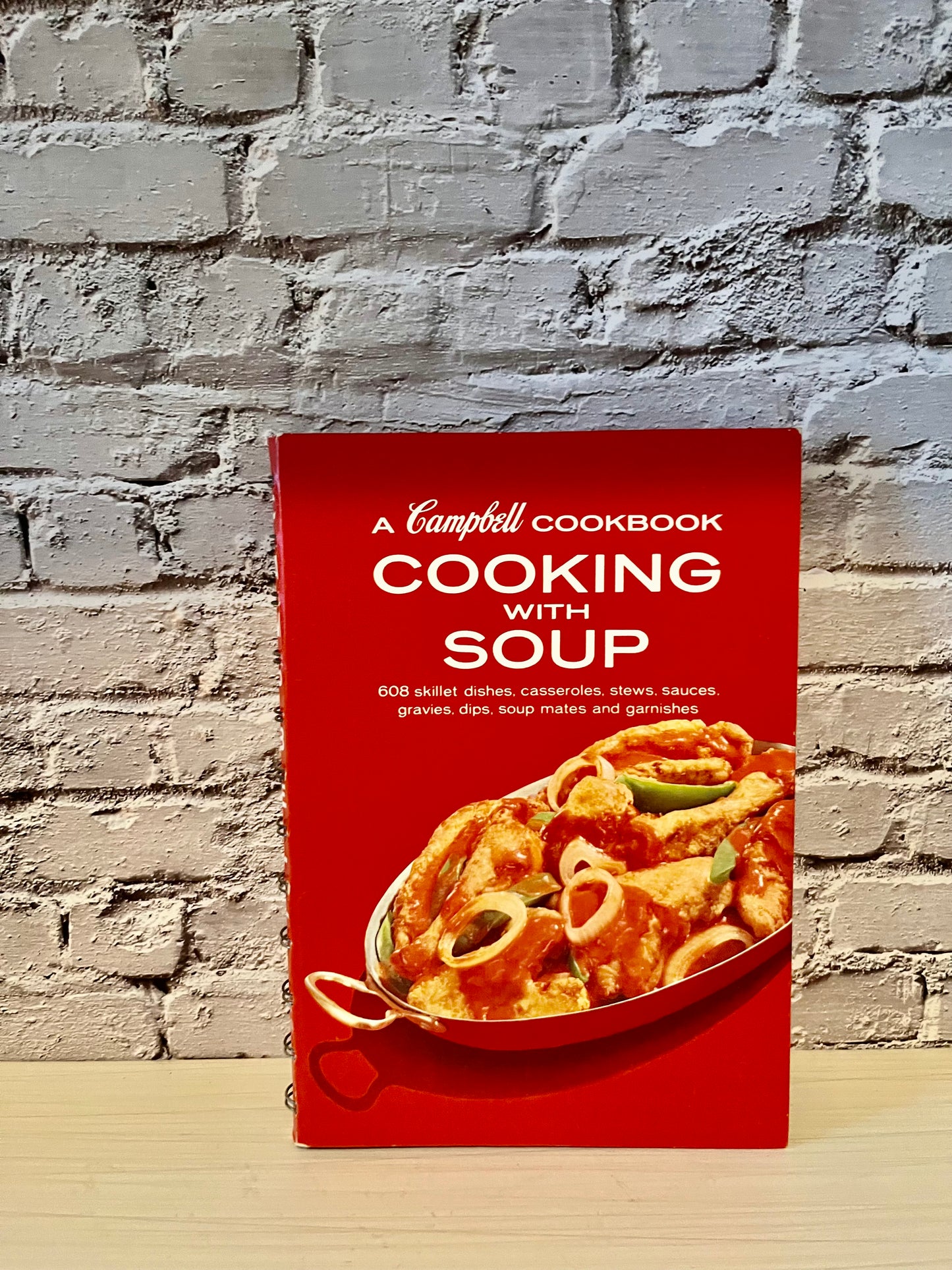 Vintage 1970s Campbell’s “Cooking With Soup” Cookbook | Retro Mid-Century Kitchen Recipe Book