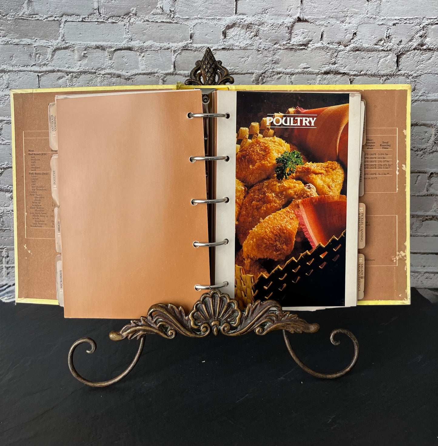 Vintage 1984 Pillsbury Kitchens’ Cookbook Ring Binder Edition