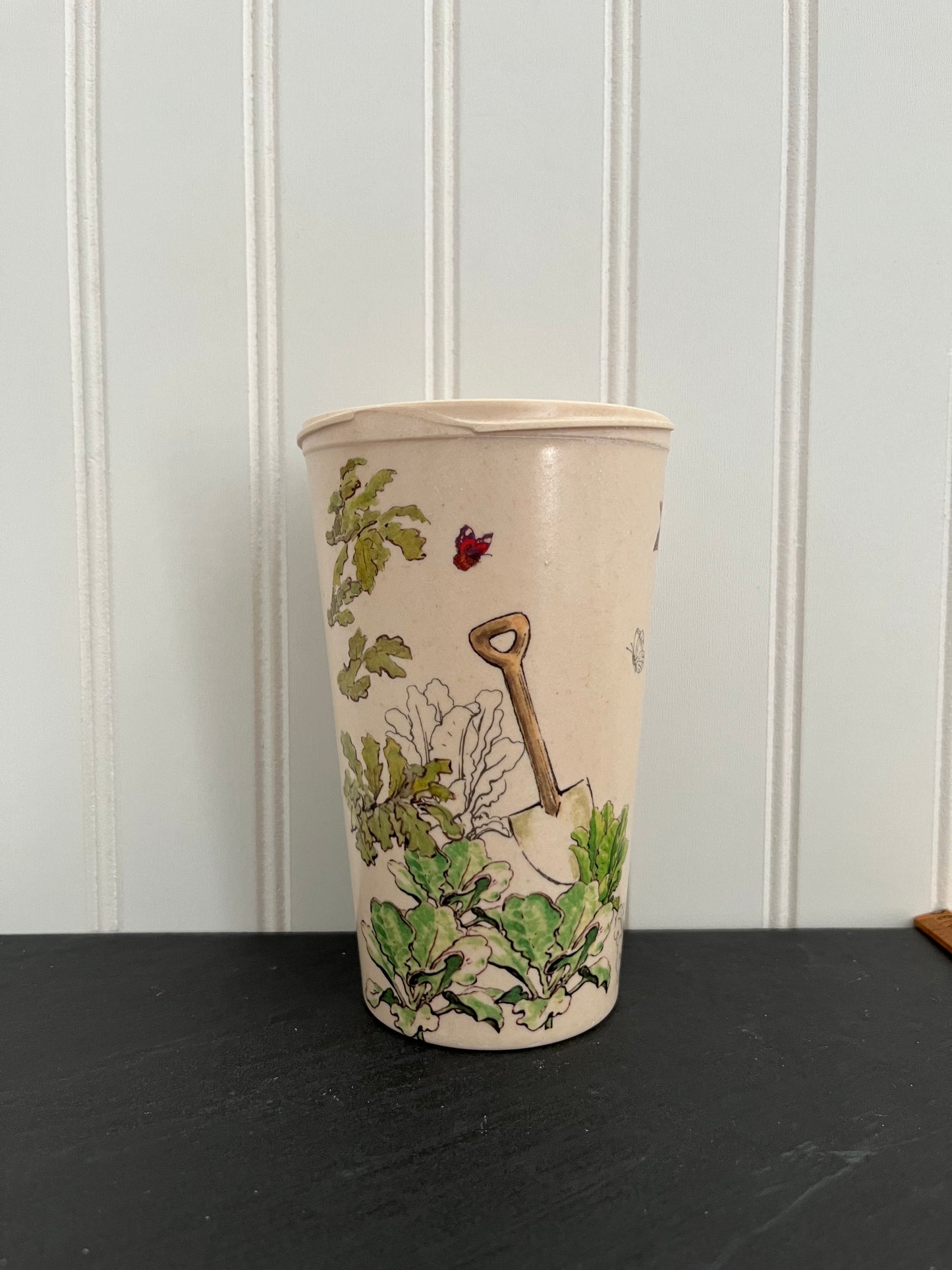 Eco-Friendly Beatrix Potter Peter Rabbit Garden Cup – 2010s Bamboo Travel Tumbler