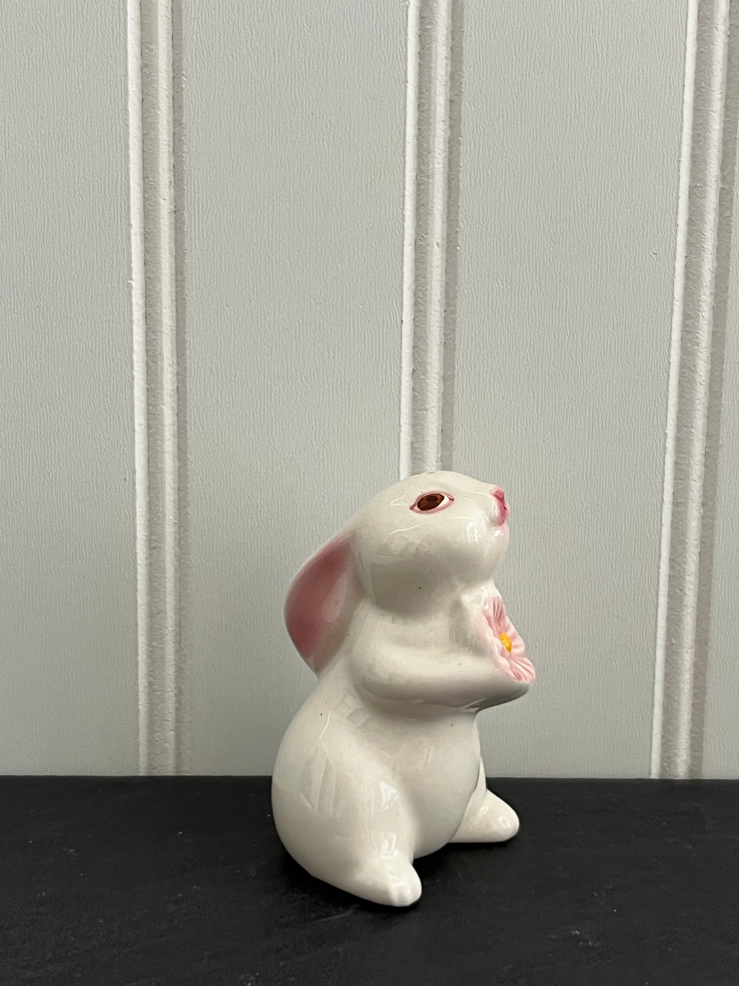 1983 AVON White Bunny Rabbit Salt & Pepper Shakers