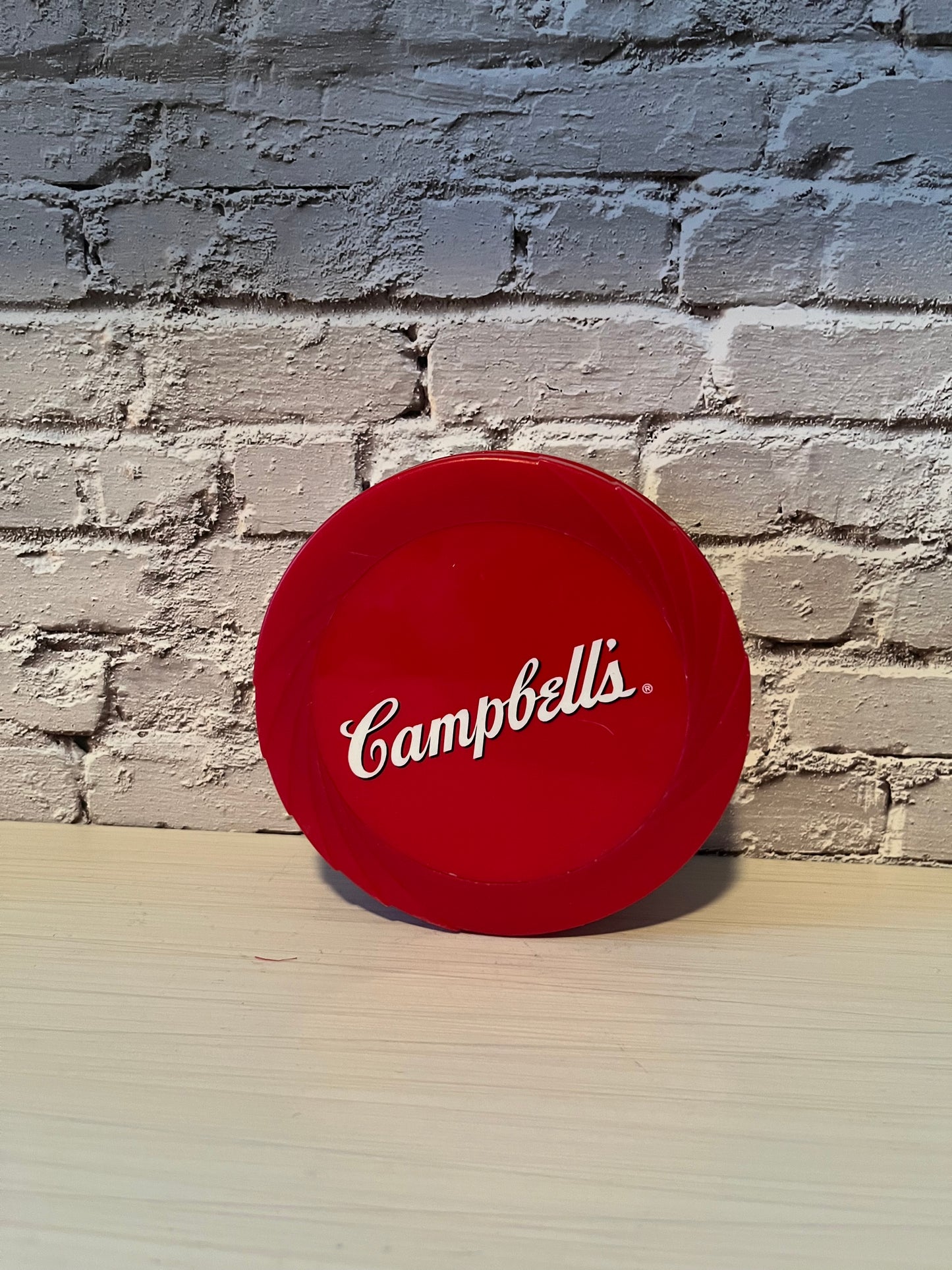 Vintage Style Campbell’s Kitchen Canister – Red Storage Container c.2000