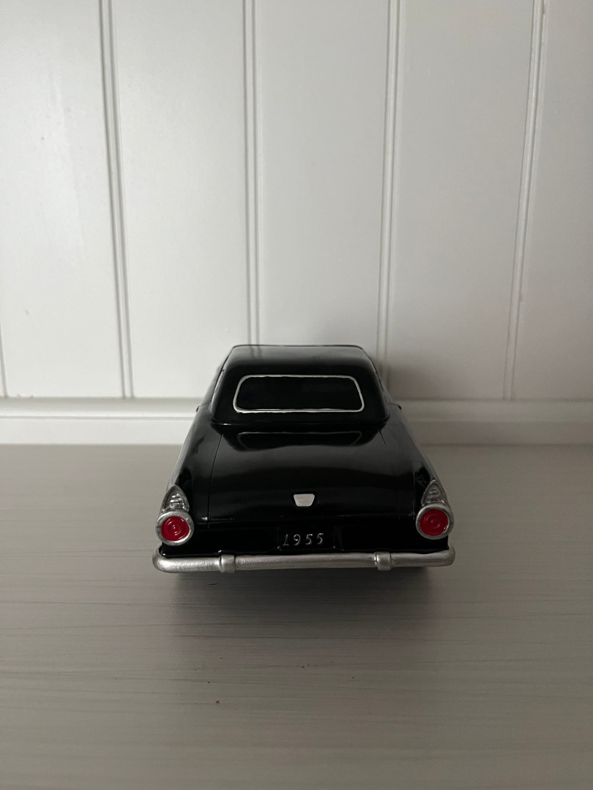 Retro Inspired C1990’s Black Display Hand Painted Gasser Model SST-106 1955 Ford Thunderbird