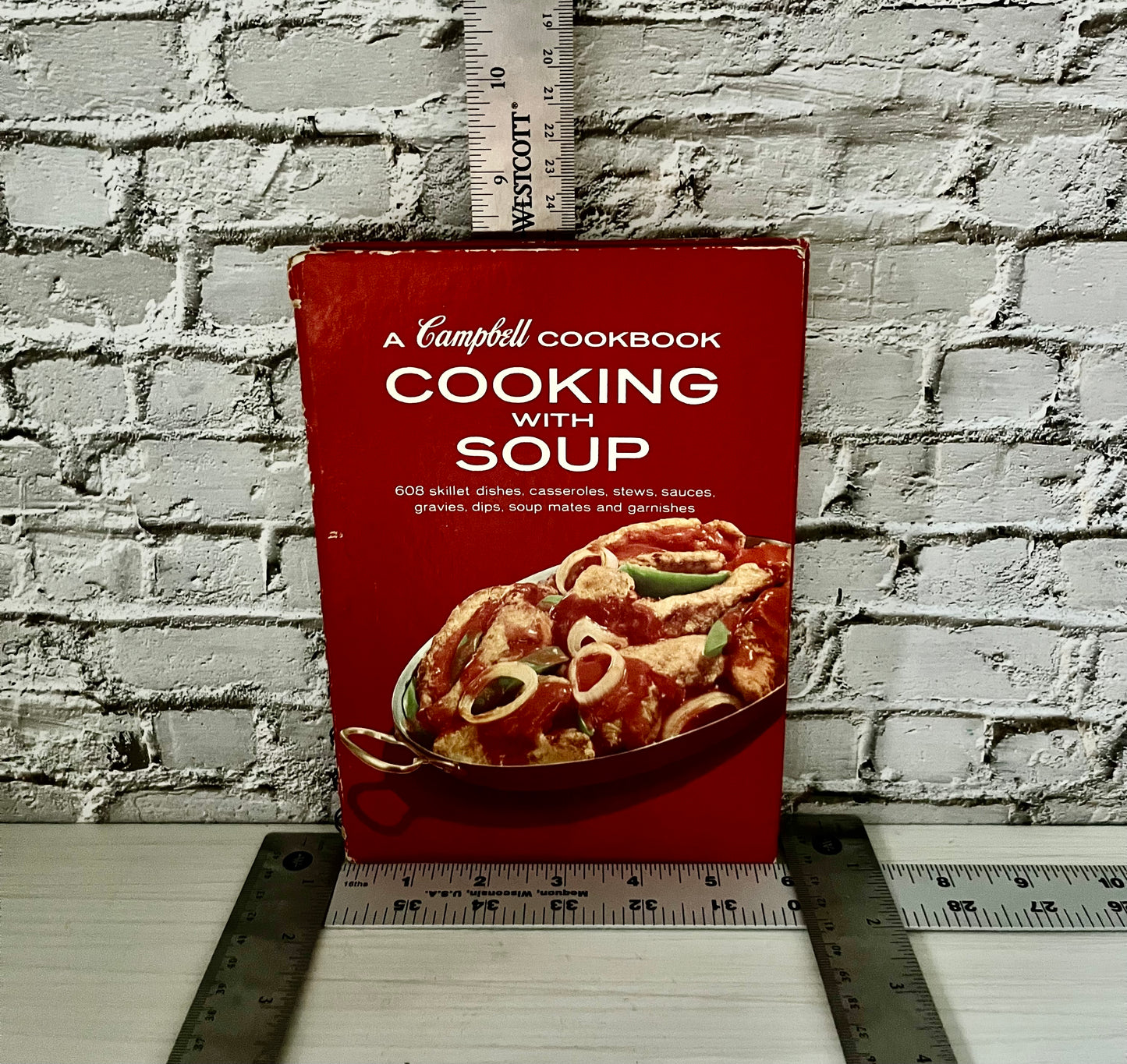 Vintage 1970s Campbell’s “Cooking With Soup” Cookbook | Retro Mid-Century Kitchen Recipe Book